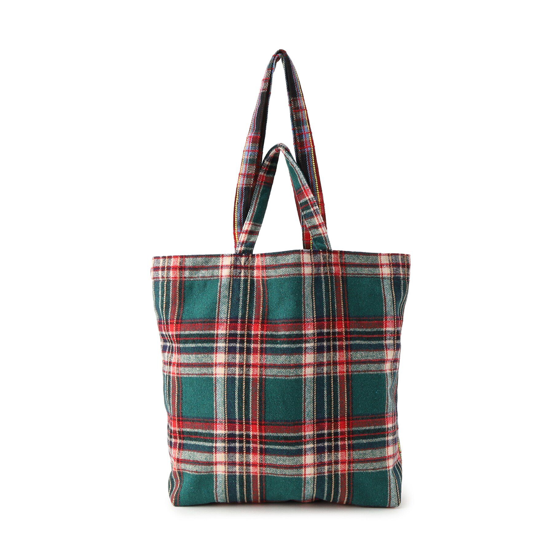 Dessin「【軽量・2WAY・A4サイズ可】刺繍チェックトート」|トートバッグ|