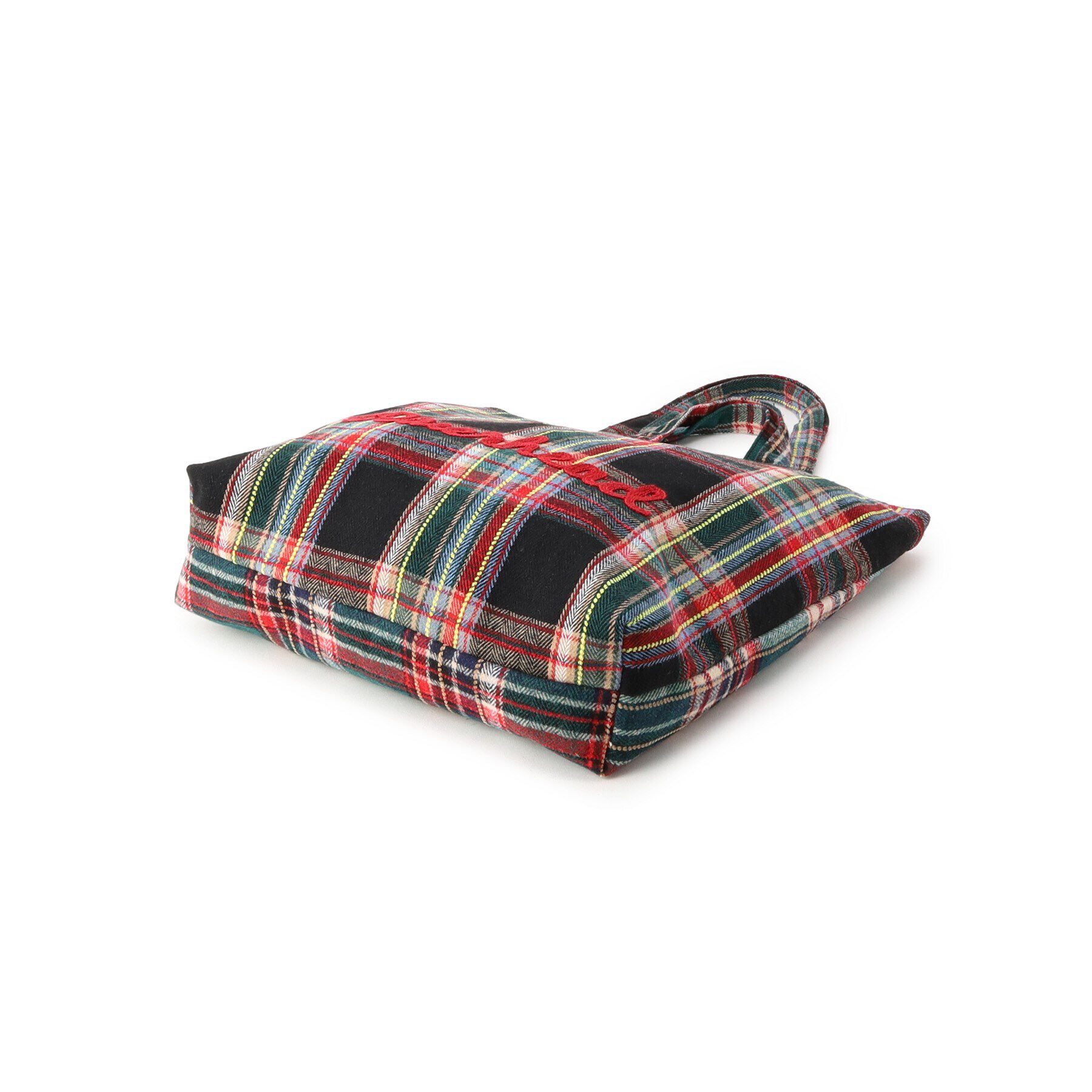 Dessin「【軽量・2WAY・A4サイズ可】刺繍チェックトート」|トートバッグ|