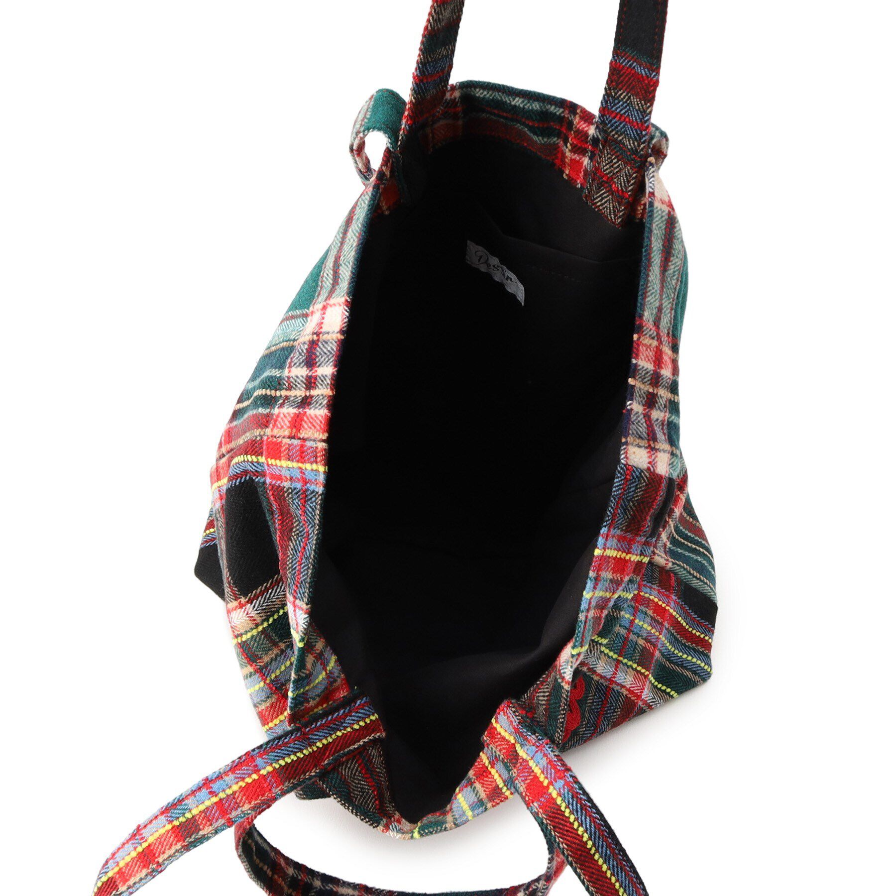 Dessin「【軽量・2WAY・A4サイズ可】刺繍チェックトート」|トートバッグ|