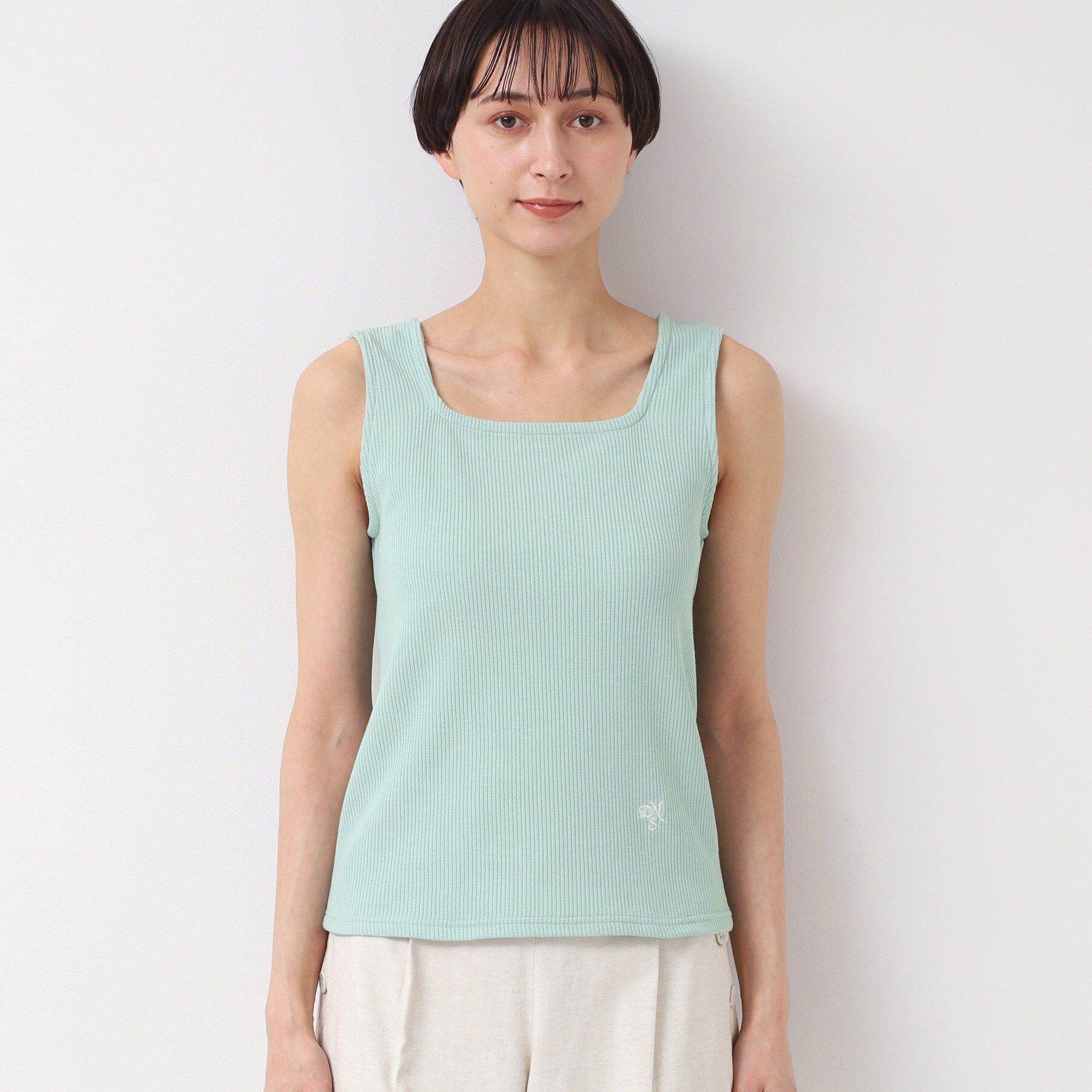 Dessin「【洗える】スクエアタンク」|キャミソール|