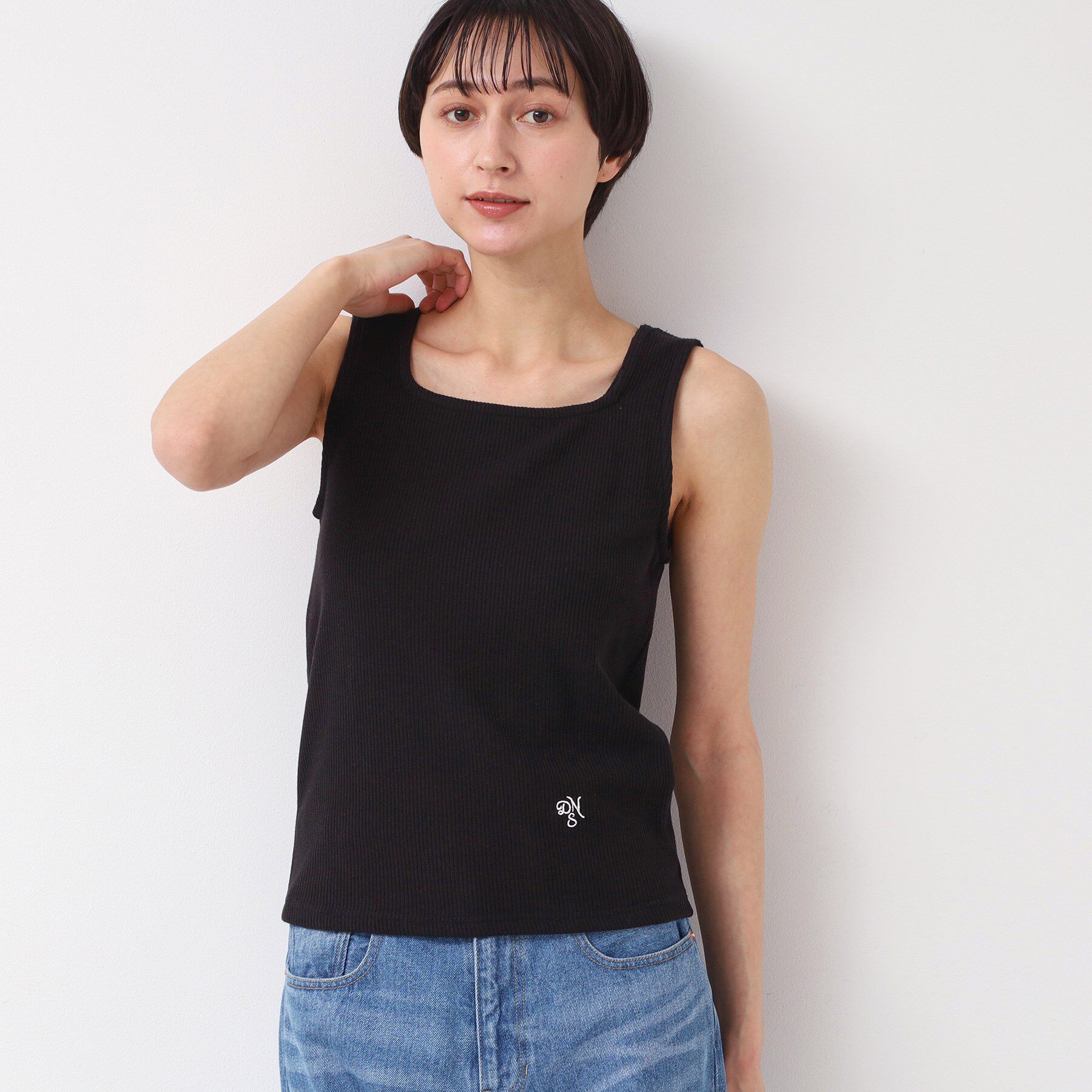 Dessin「【洗える】スクエアタンク」|キャミソール|
