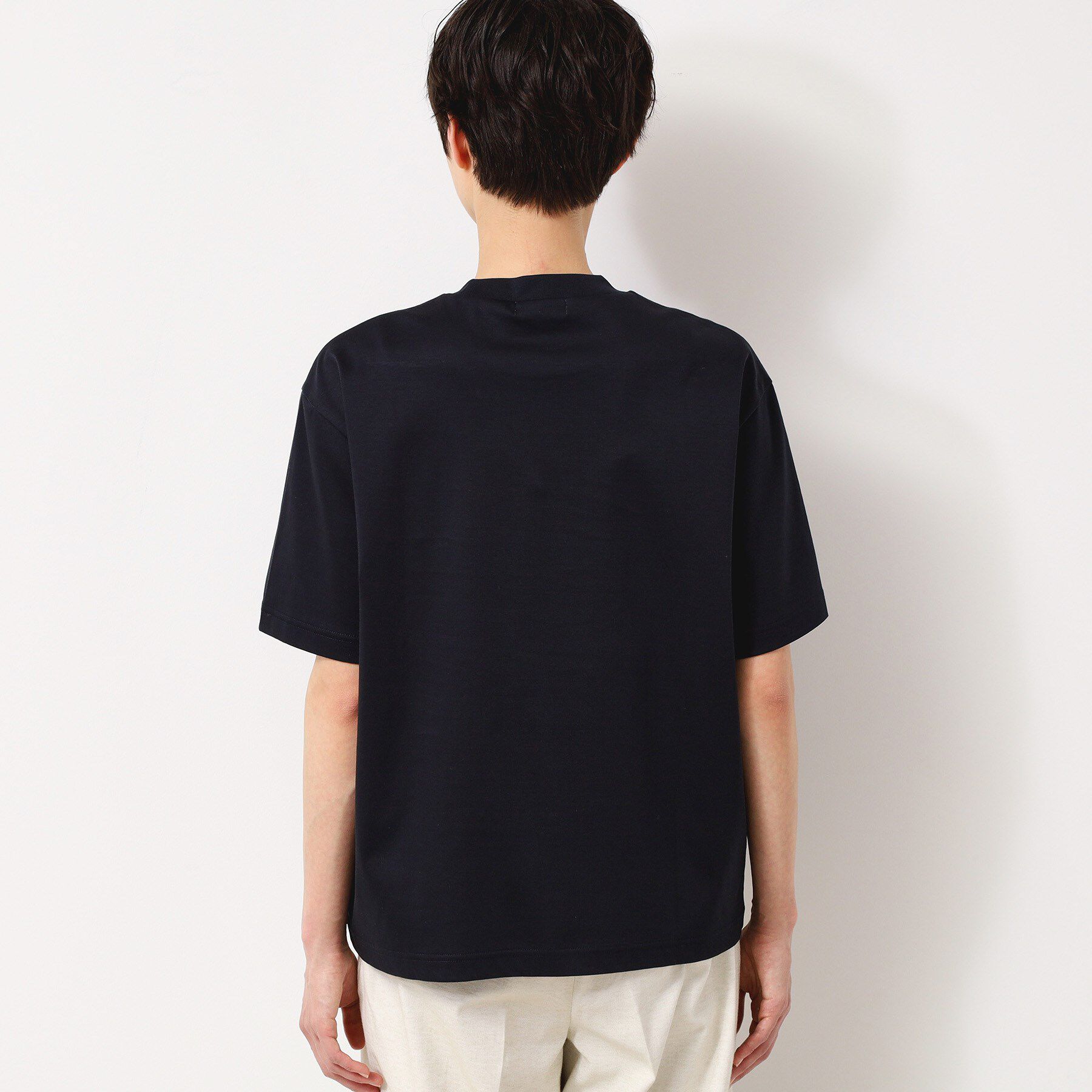 Dessin「【ユニセックス／抗菌防臭／洗える】コットンロゴTシャツ」|Tシャツ・カットソー|