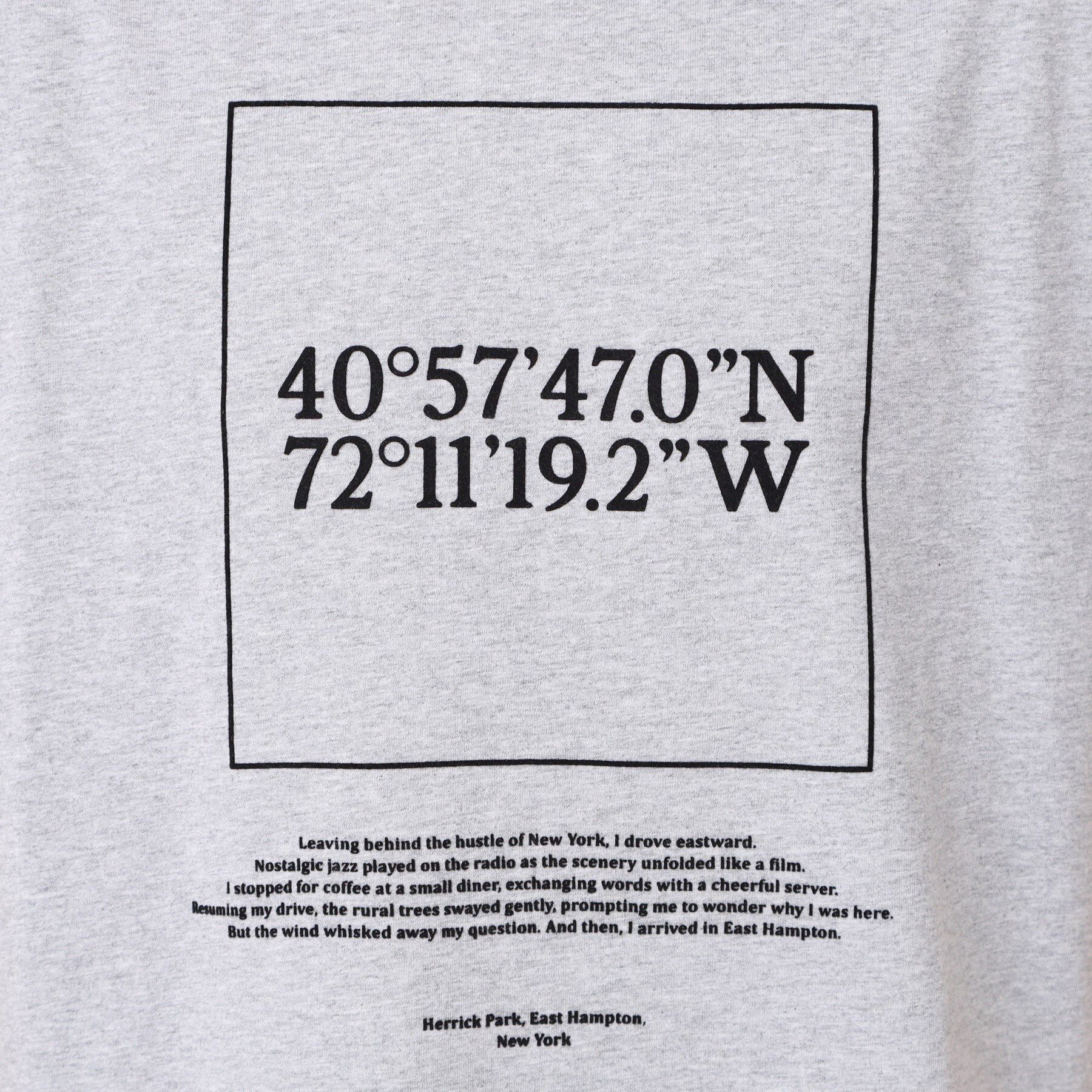 Dessin「【ユニセックス・洗える】座標プリントTシャツ」|Tシャツ・カットソー|