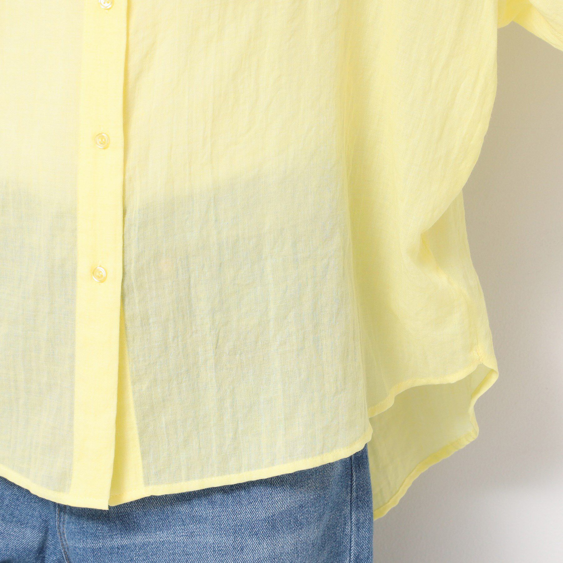 Dessin「【洗える】シアーシャンブレーシャツ」|シャツ・ブラウス|