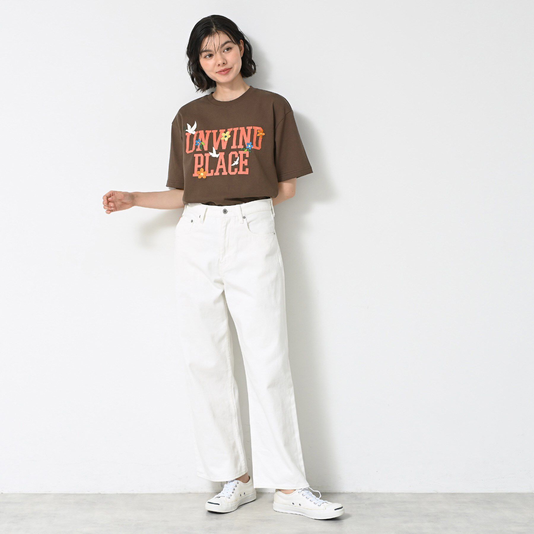 Dessin「ロゴ刺繍Tシャツ」|Tシャツ・カットソー|