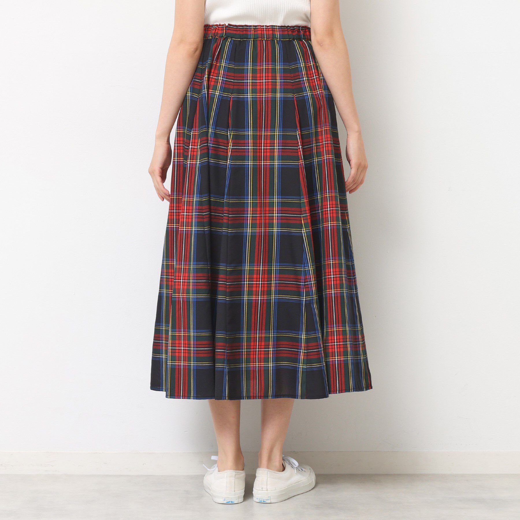 Dessin「【ウエストゴム/洗える】映えチェック柄スカート（XS~L）」|スカート|