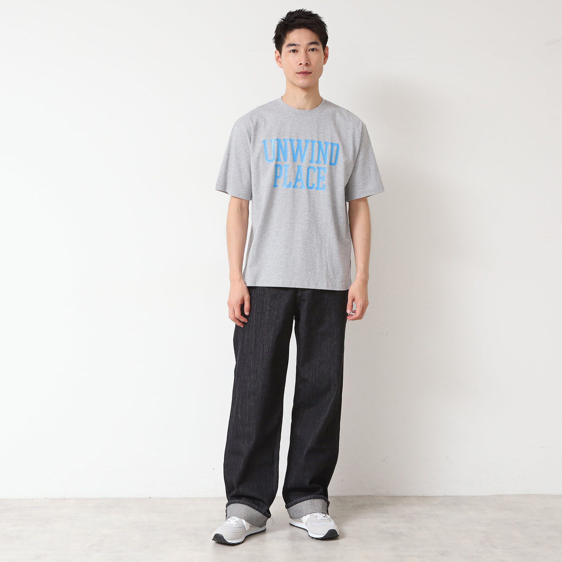 Dessin「【洗える】オーガニックコットン ロゴプリントTシャツ」|Tシャツ・カットソー|