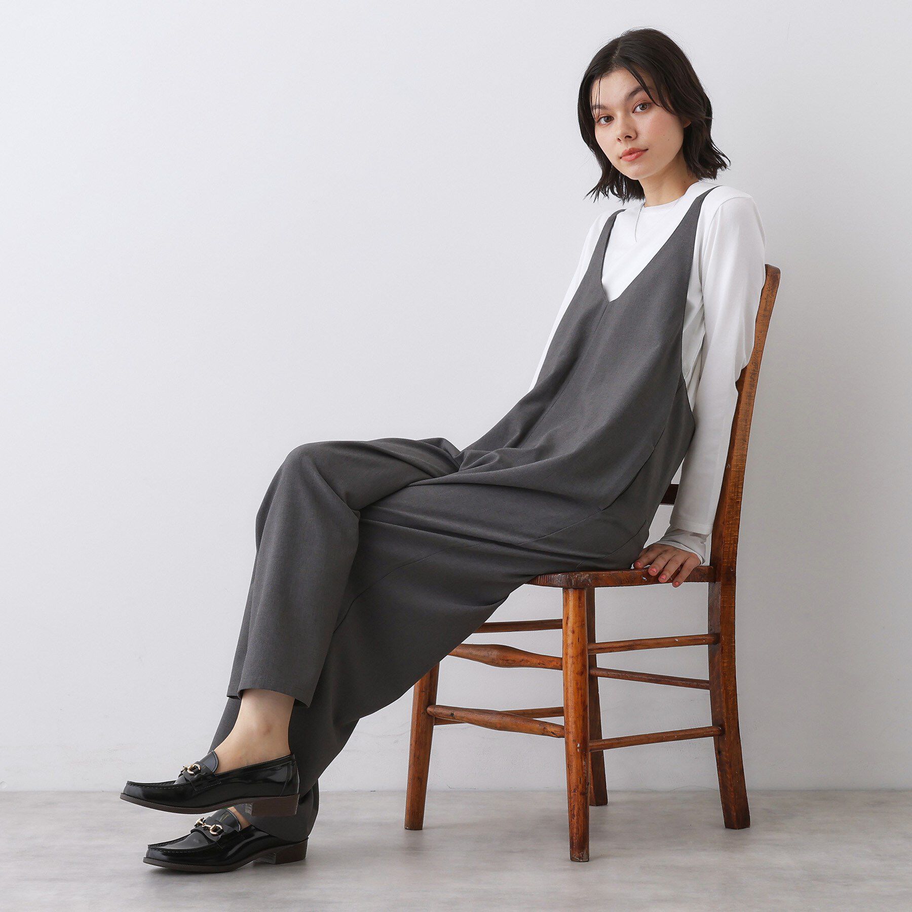 Dessin「【洗える】ストレッチオールインワン」|オールインワン|