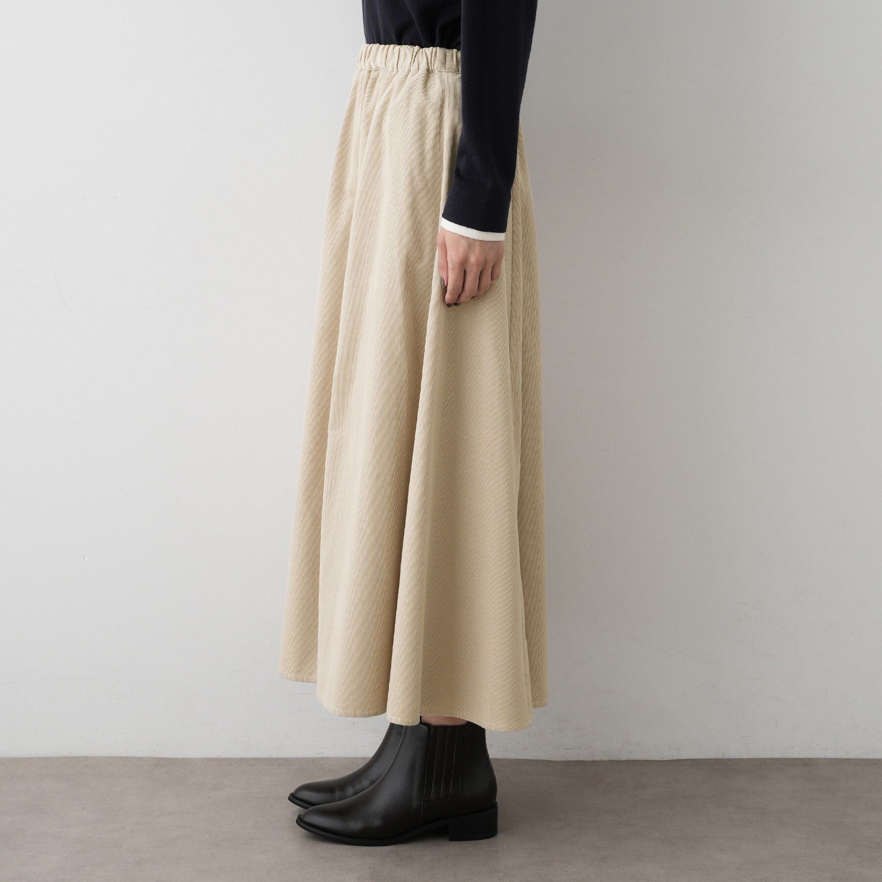 Dessin「【洗える】コーデュロイフレアスカート」|スカート|