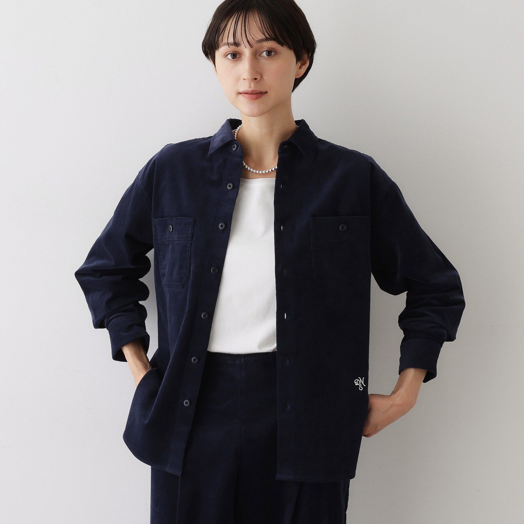 Dessin「【ユニセックス/セットアップ可】コーデュロイシャツ」|シャツ・ブラウス|