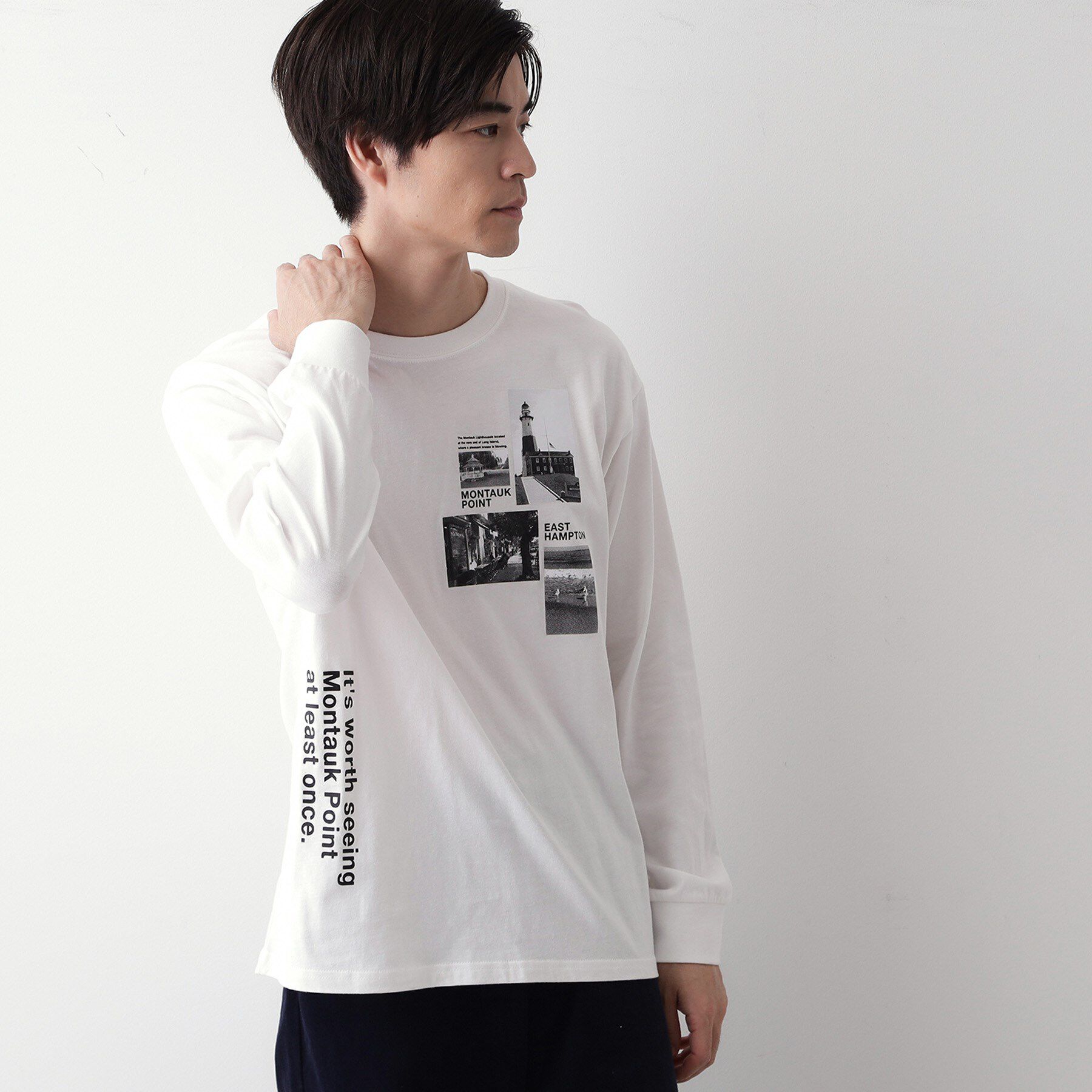 Dessin「【洗える】オーガニック天竺フォトロンT」|Tシャツ・カットソー|