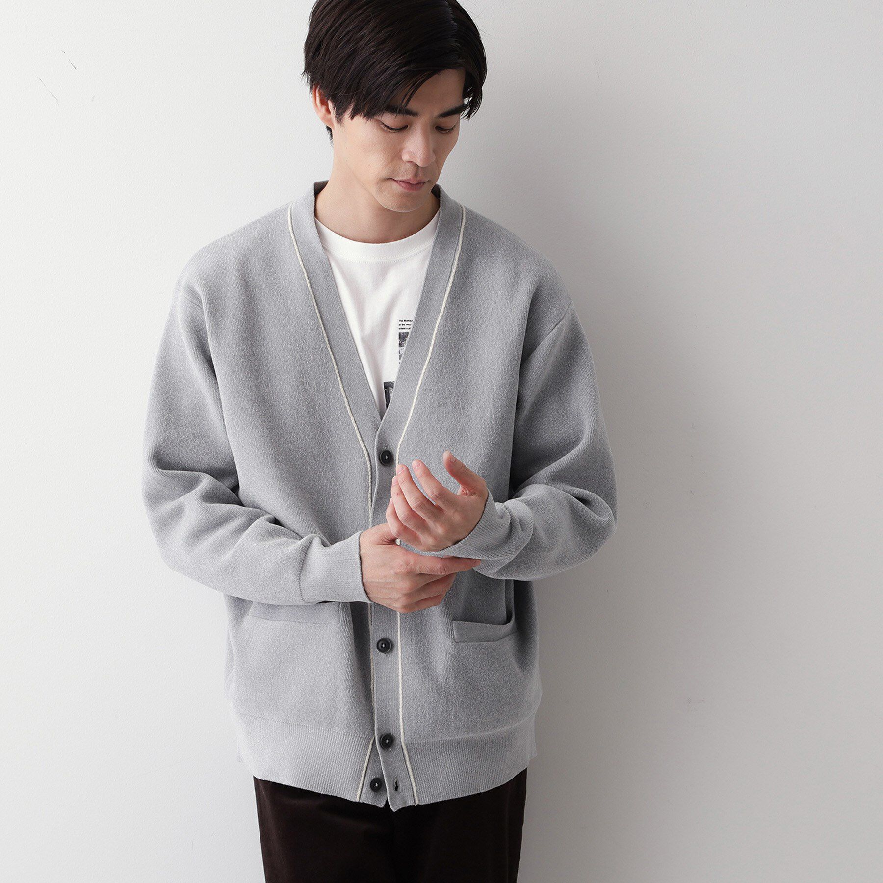 Dessin「【洗える】モールカーディガン」|カーディガン|