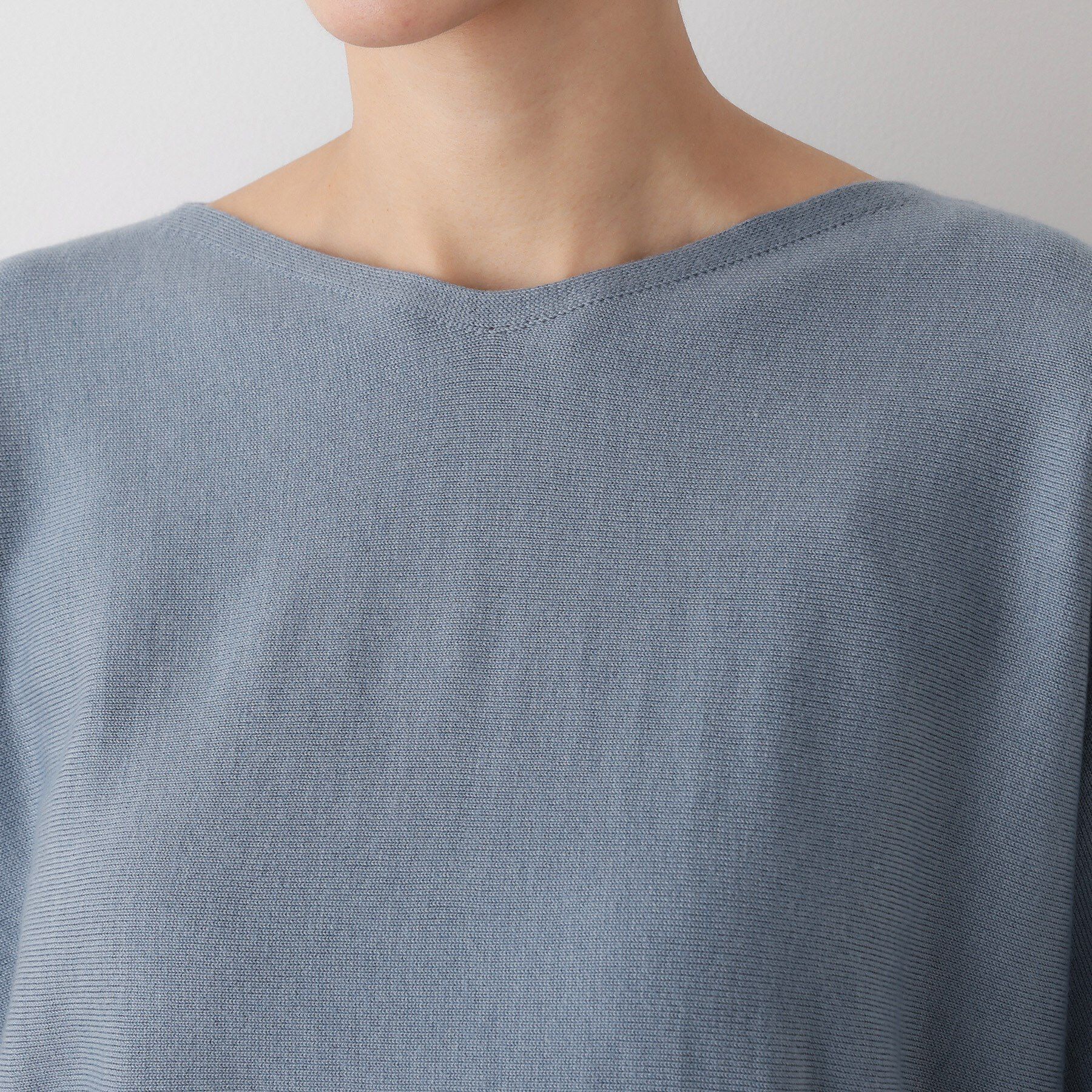 Dessin「【洗える】ウールブレンド後ろボタンニット」|ニット・セーター|