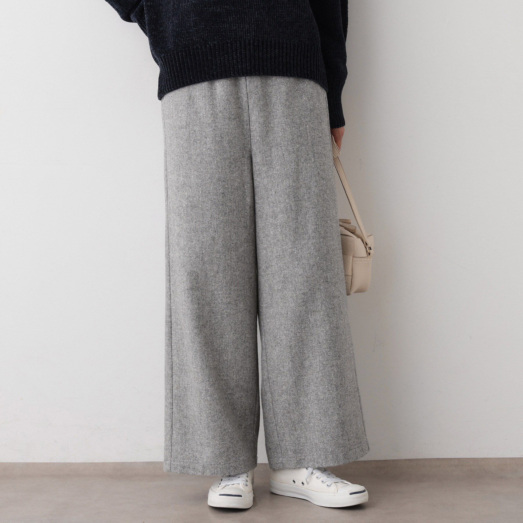 Dessin「【洗える/後ろゴム】ツイードワイドパンツ」|その他|