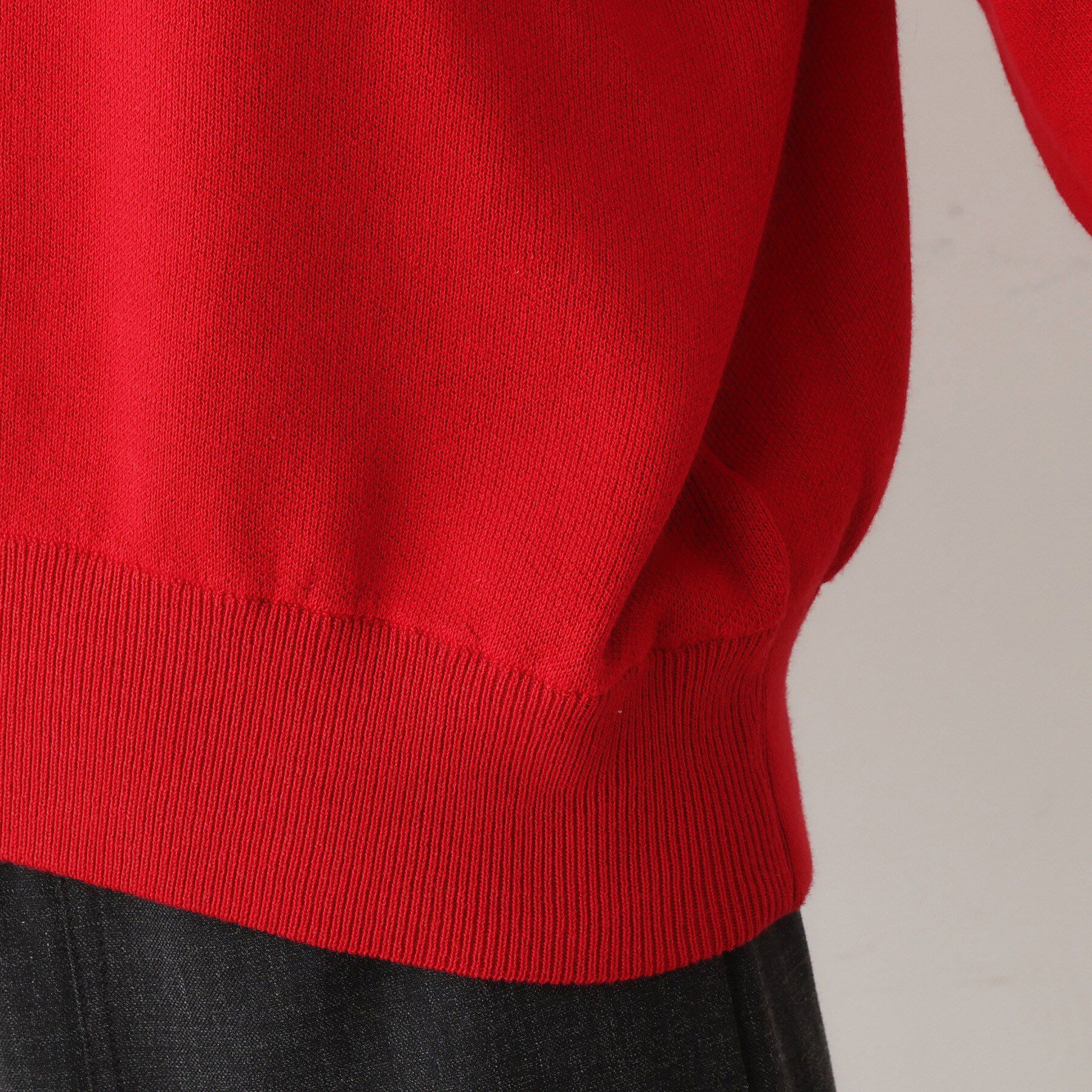 Dessin「【洗える】フロッキーロゴ入り襟付きニット」|ニット・セーター|