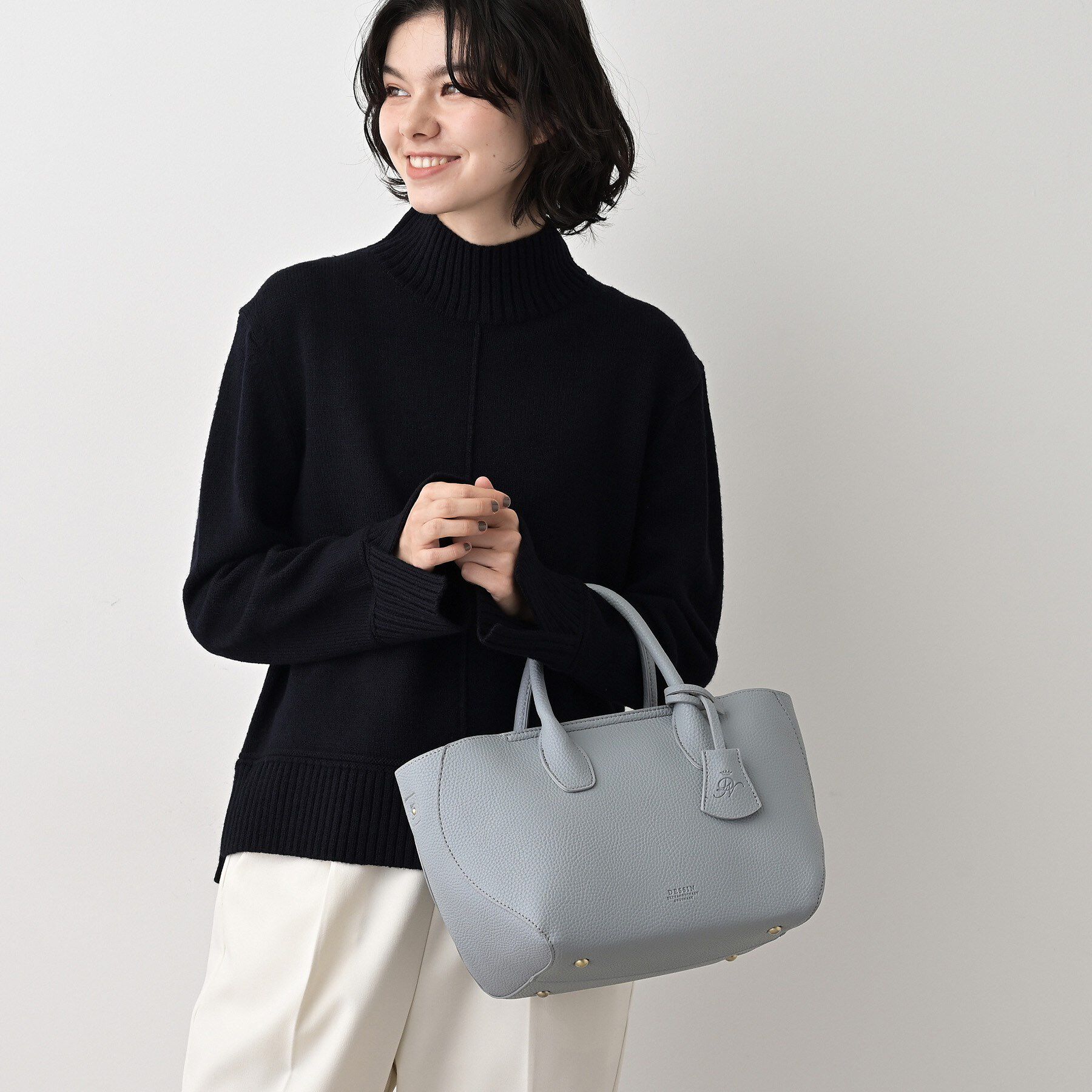 Dessin「【2WAY】シュリンク合皮トートバッグ」|トートバッグ|