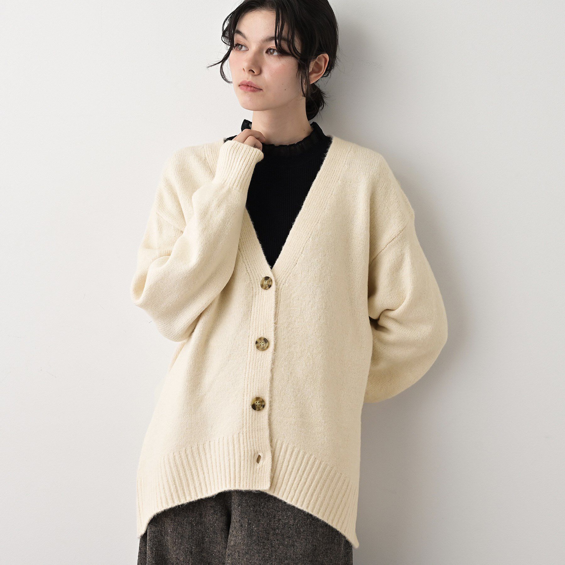 Dessin「【洗える】ウォームソフトカーディガン」|カーディガン|