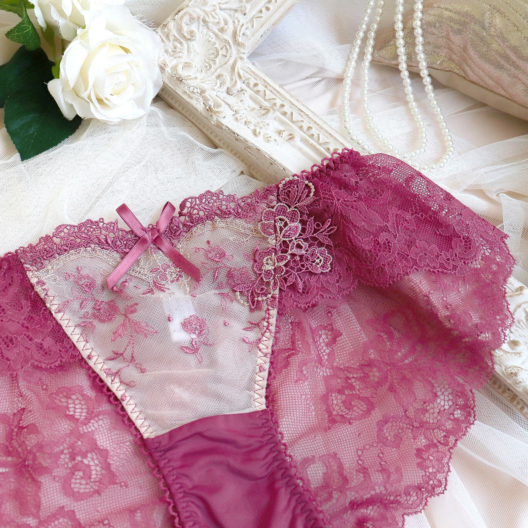 Risa Magli「アリアンナ レースショーツ」|インナー|