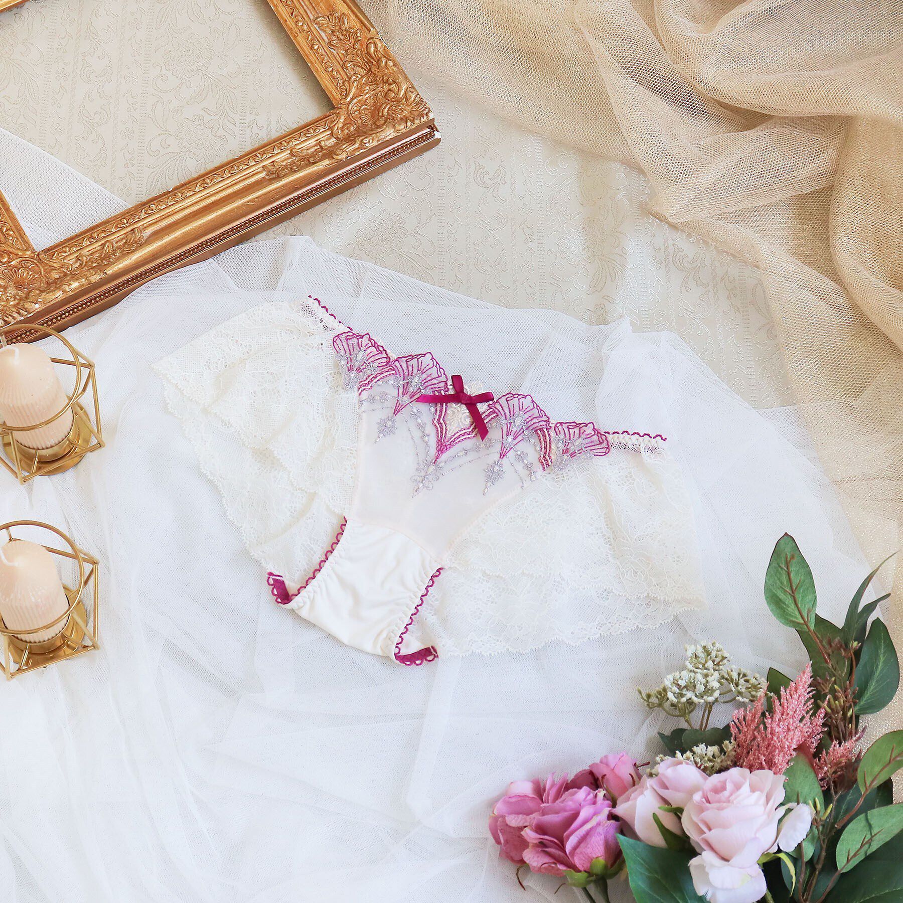 Risa Magli「シェール ヒップハング」|インナー|ローズ(062)