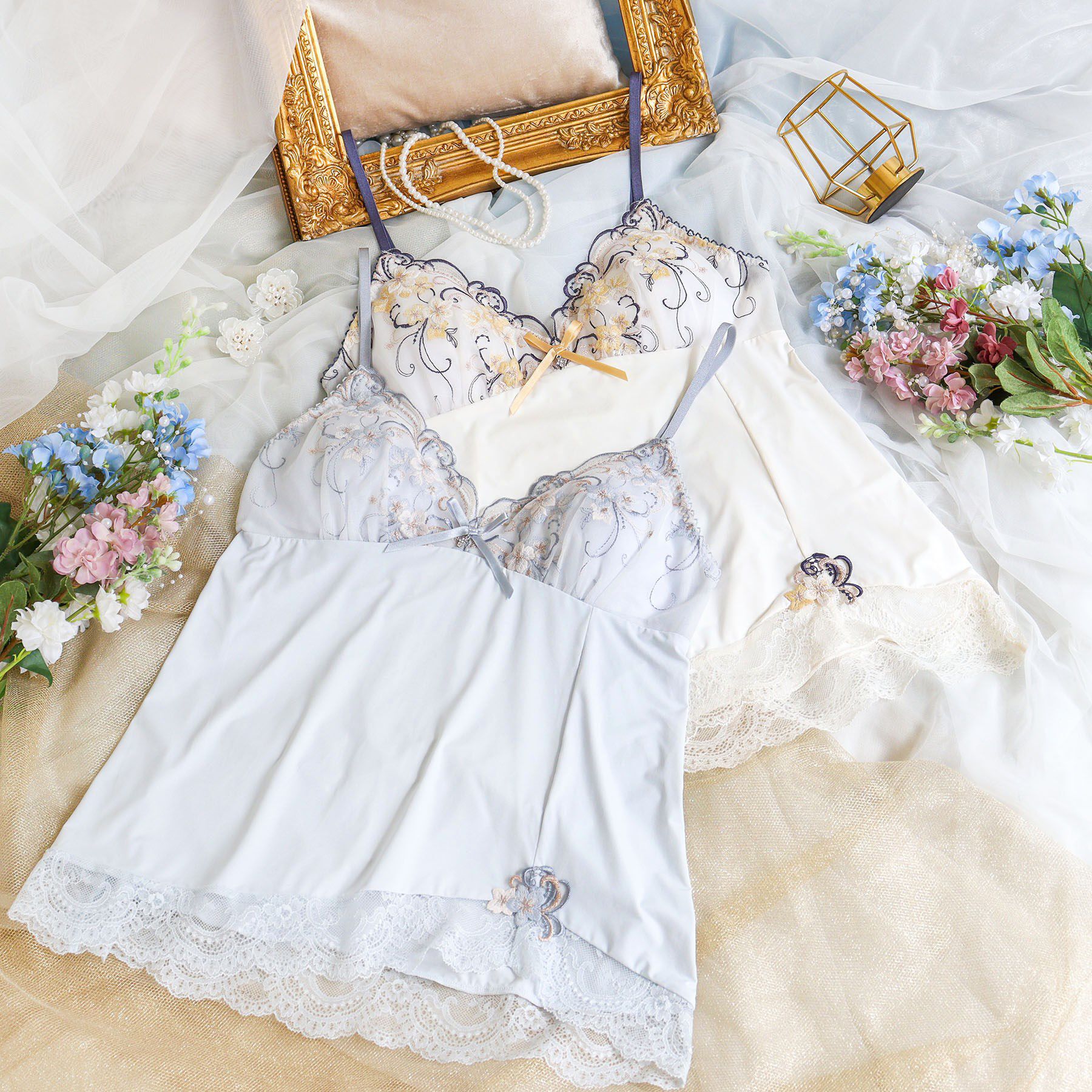 Risa Magli「アイシャ カップ付キャミソール」|キャミソール|