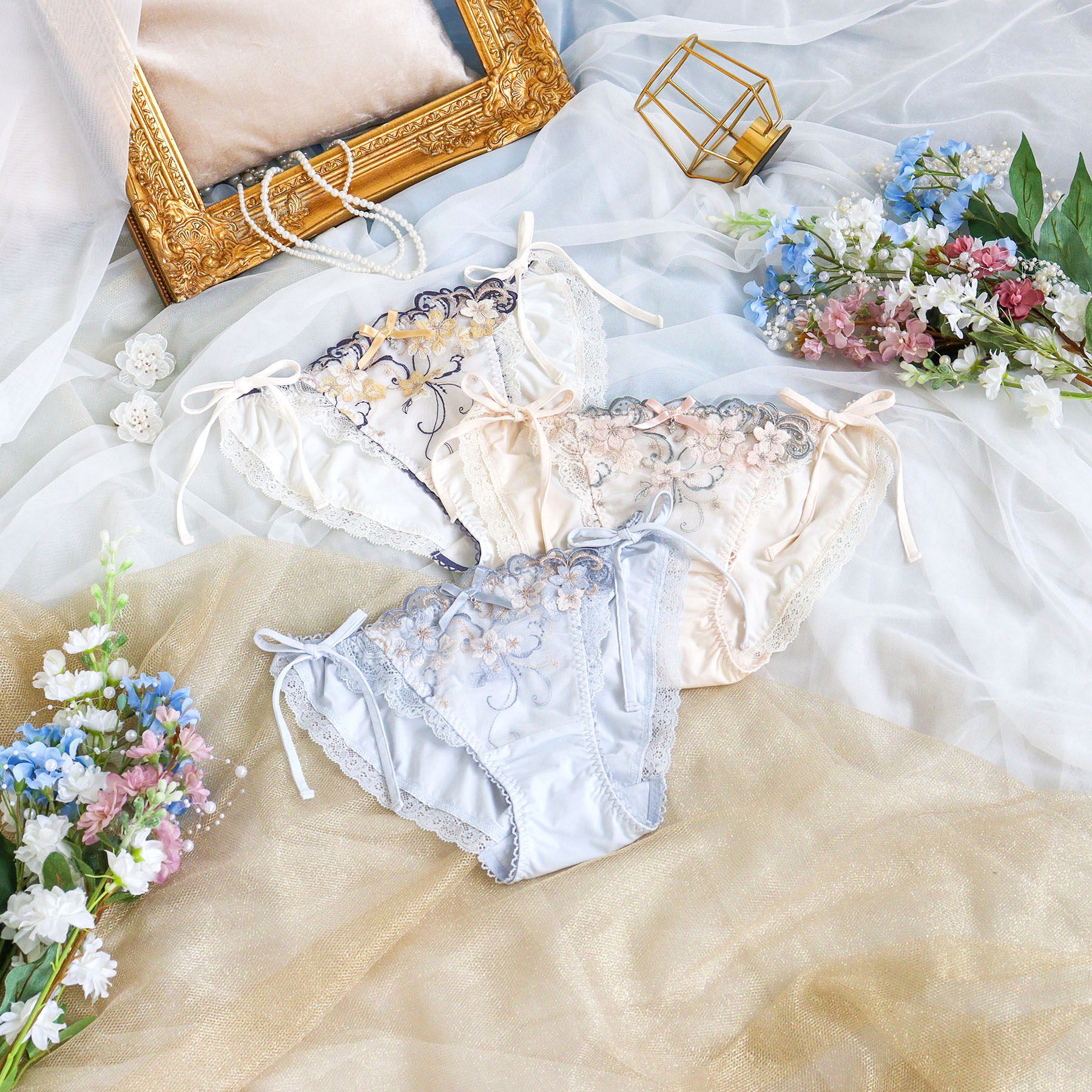 Risa Magli「アイシャ リボンショーツ」|インナー|