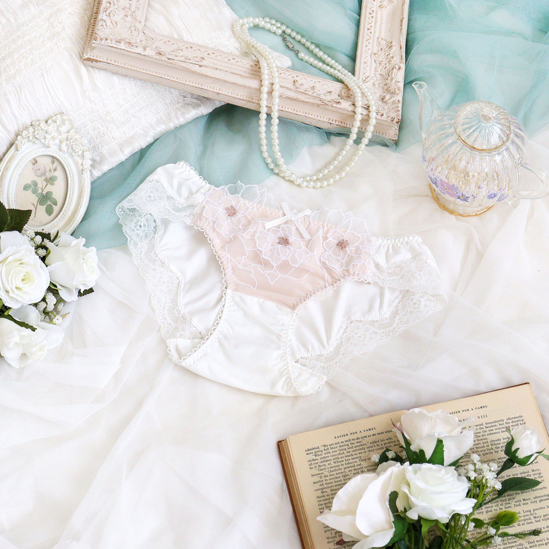 Risa Magli「スティーナ サニタリー」|インナー|ホワイト(001)