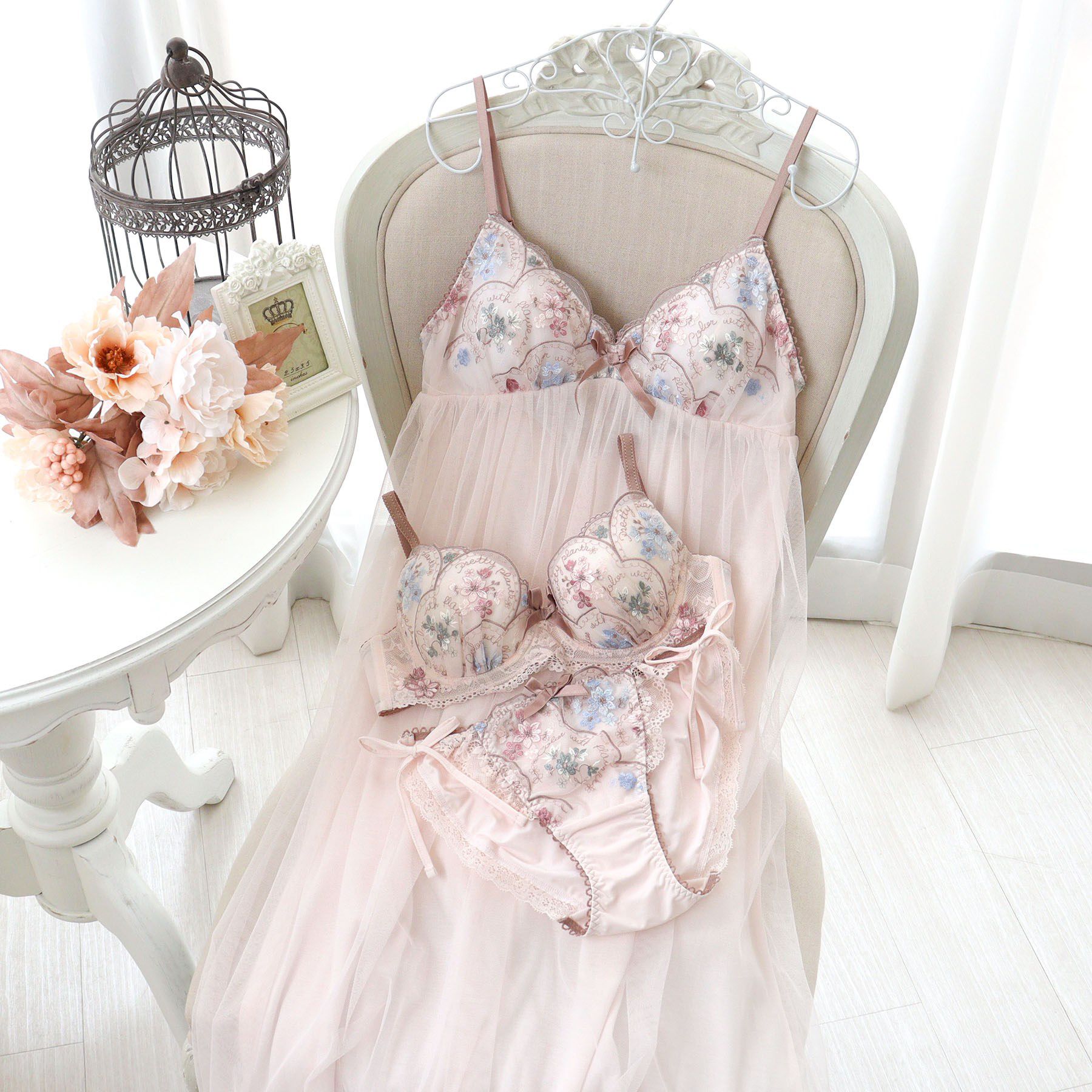 Risa Magli「フェリーチェ カップ付マキシワンピース」|インナー|