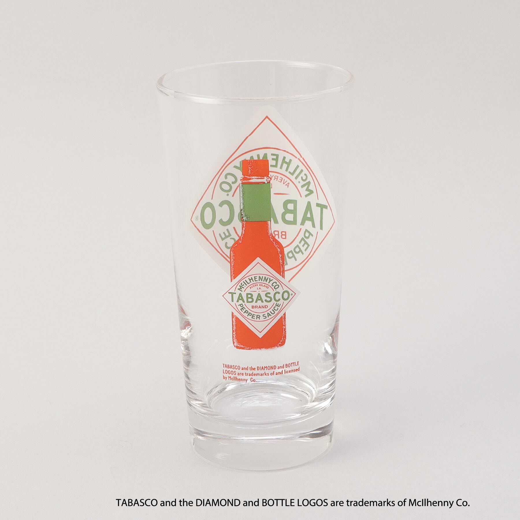 212 KITCHEN STORE「ガラスタンブラー ロゴ ＜TABASCO(R) タバスコ＞」|グラス・マグカップ|