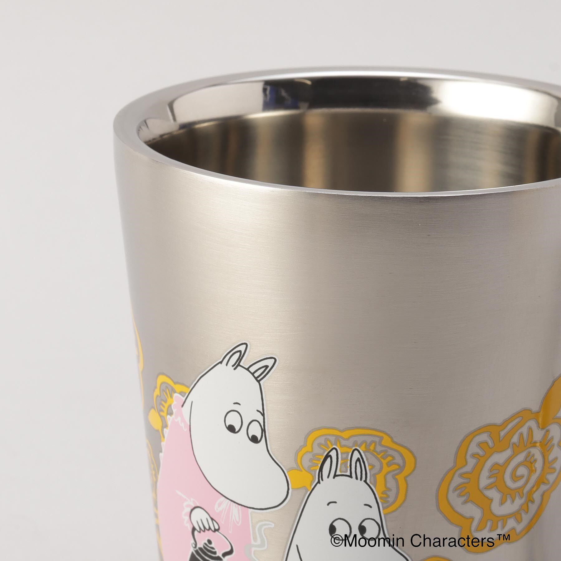212 KITCHEN STORE「二重マグ　イエロー ＜MOOMIN ムーミン＞」|グラス・マグカップ|