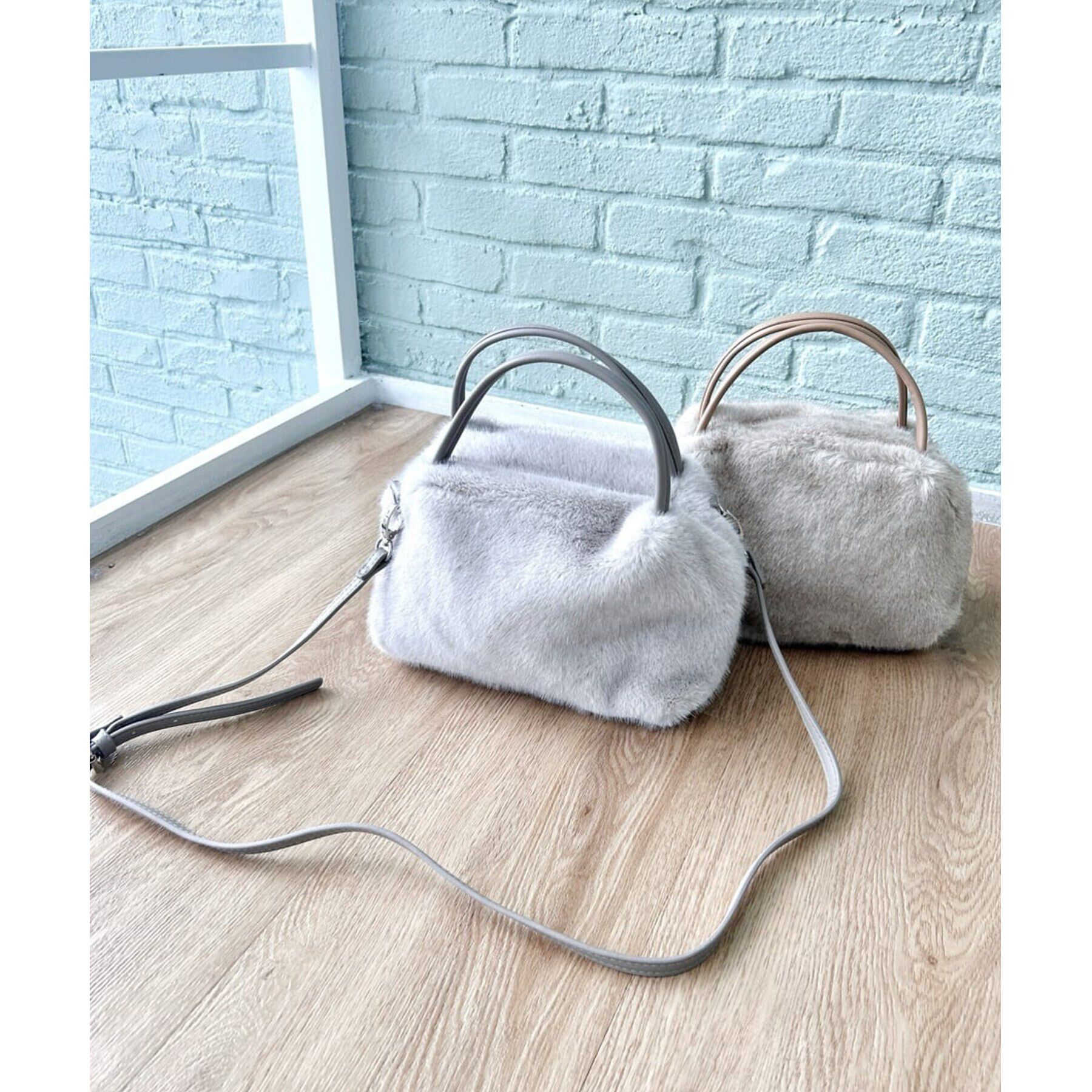 ESPERANZA「エコファーボストンバック」|ハンドバッグ|