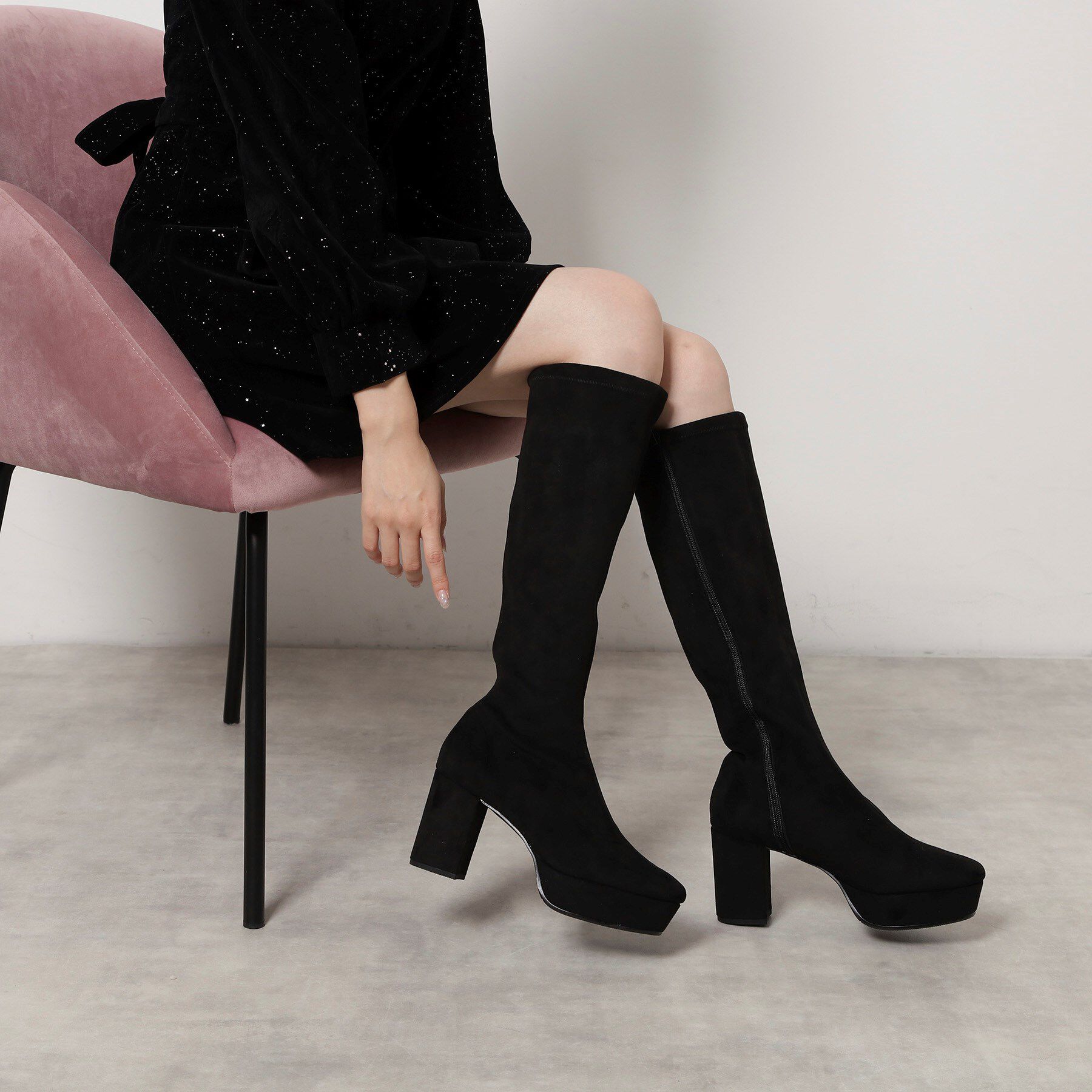 ESPERANZA「ゆる傾斜ロングブーツ」|ショートブーツ|