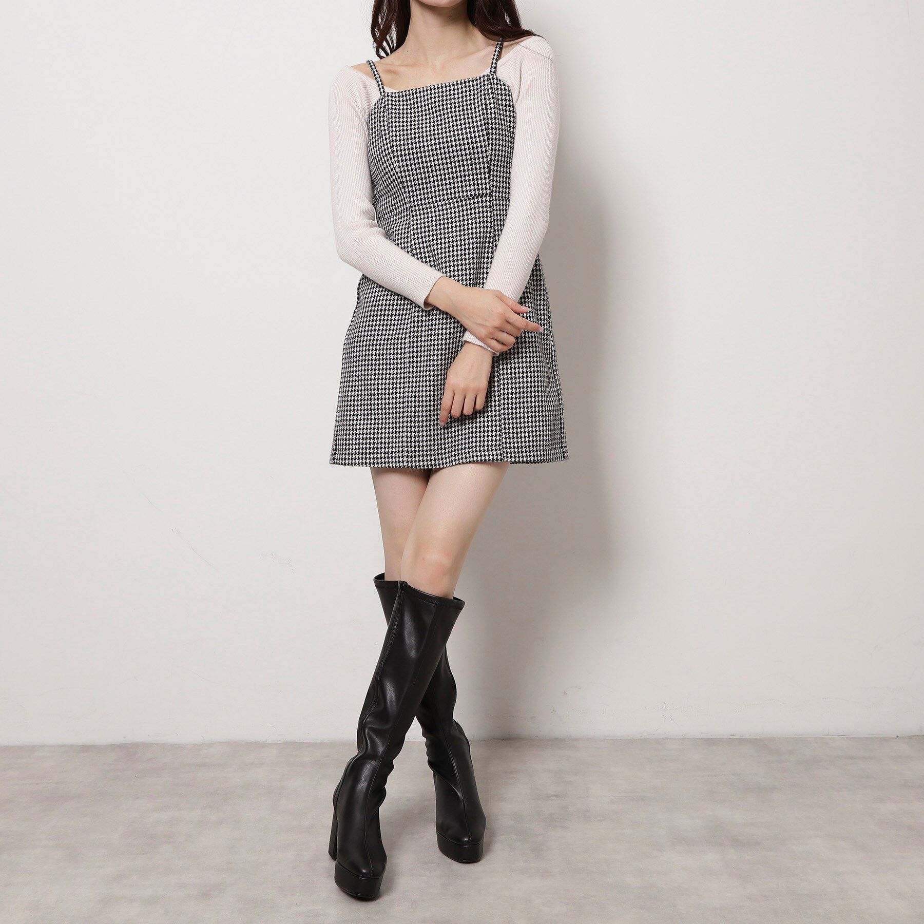 ESPERANZA「ゆる傾斜ロングブーツ」|ショートブーツ|