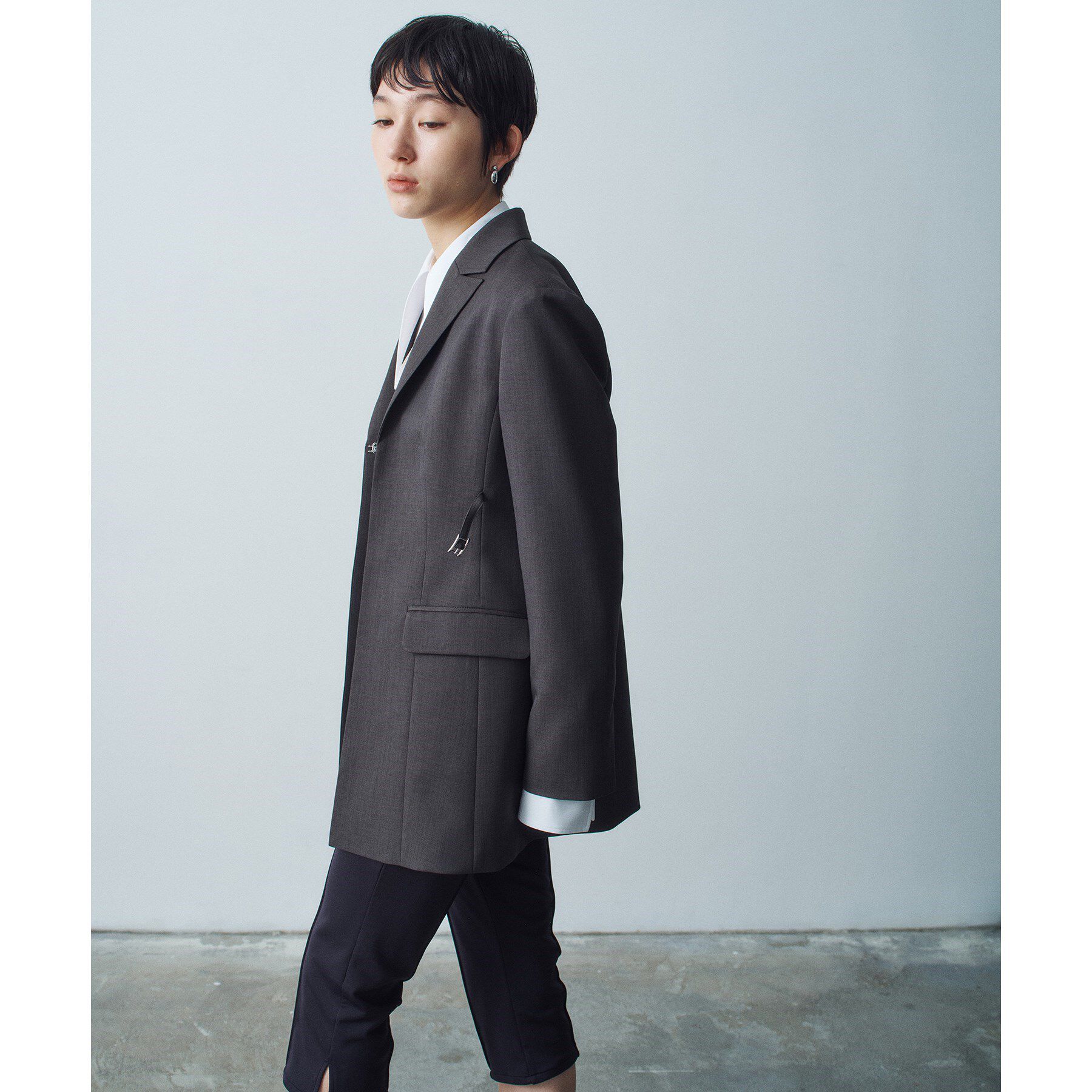 CODE A「belted chic jacket」|テーラードジャケット|