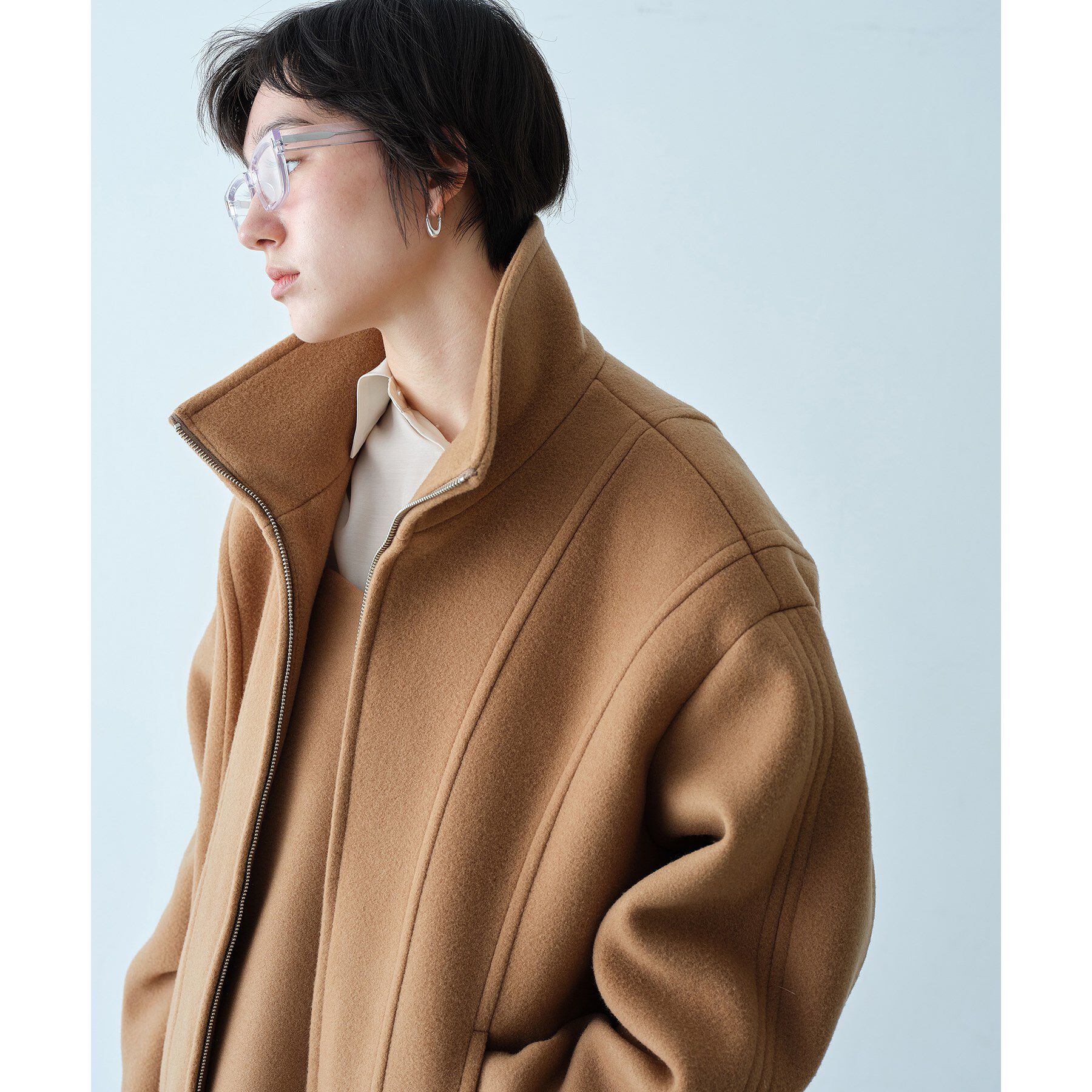 CODE A「wool volume short coat」|その他|