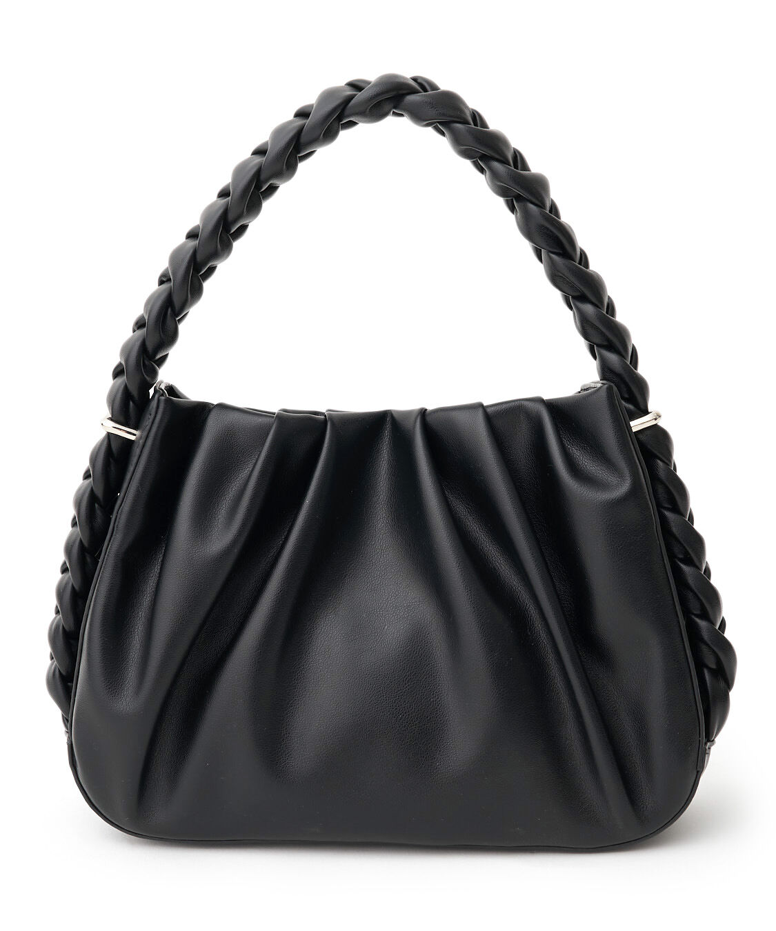 COCO DEAL「ツイストトップハンドルバッグ」|ショルダー・メッセンジャー|ブラック