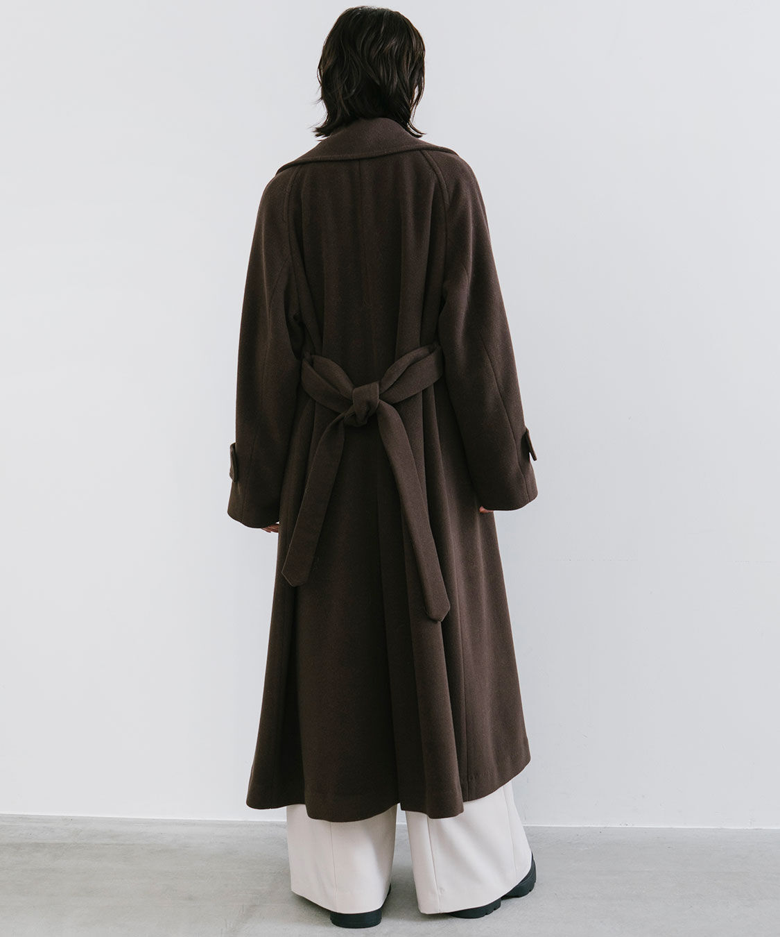 COCO DEAL「ビッグカラーロングトレンチコート」|トレンチコート|