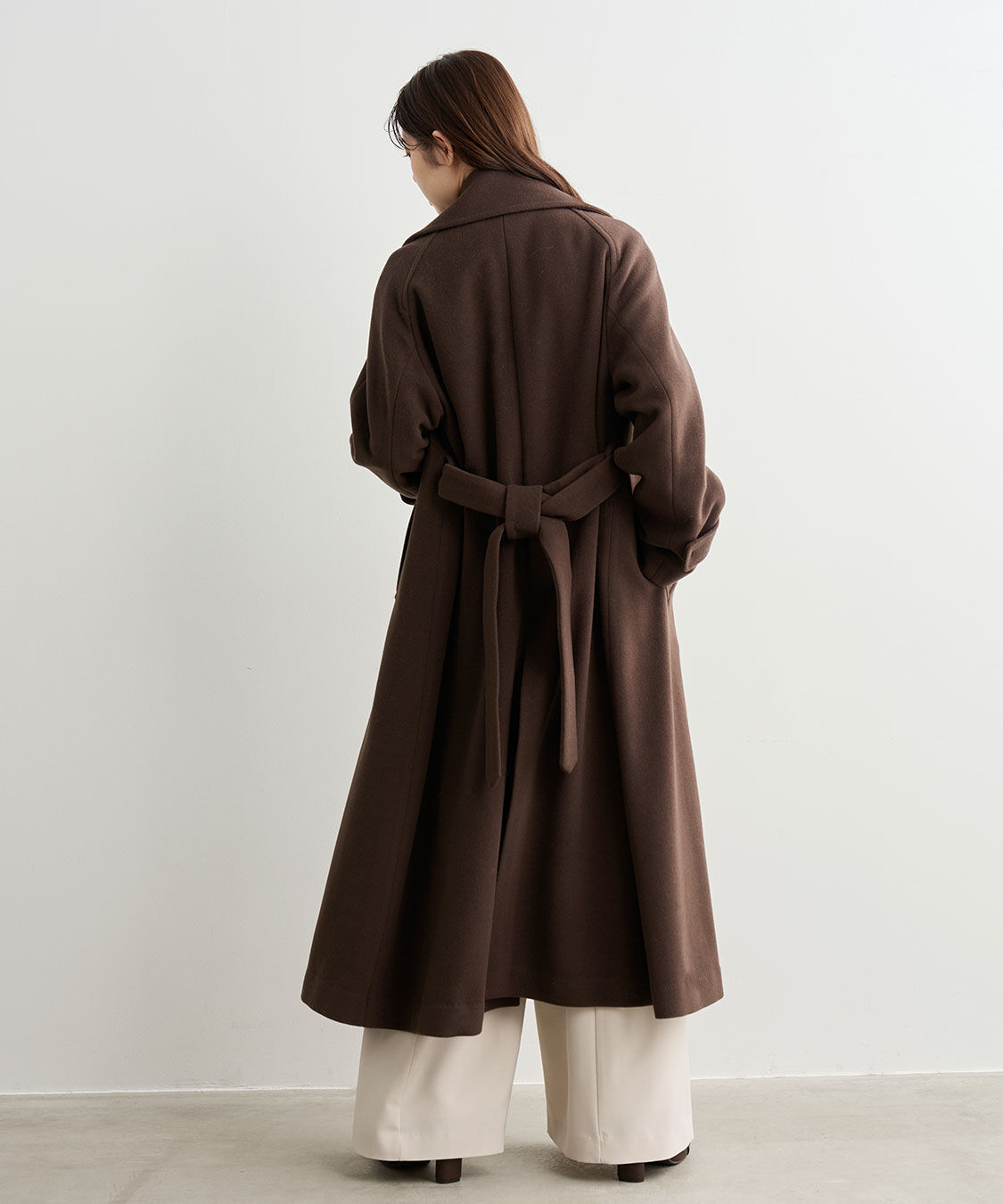 COCO DEAL「ビッグカラーロングトレンチコート」|トレンチコート|