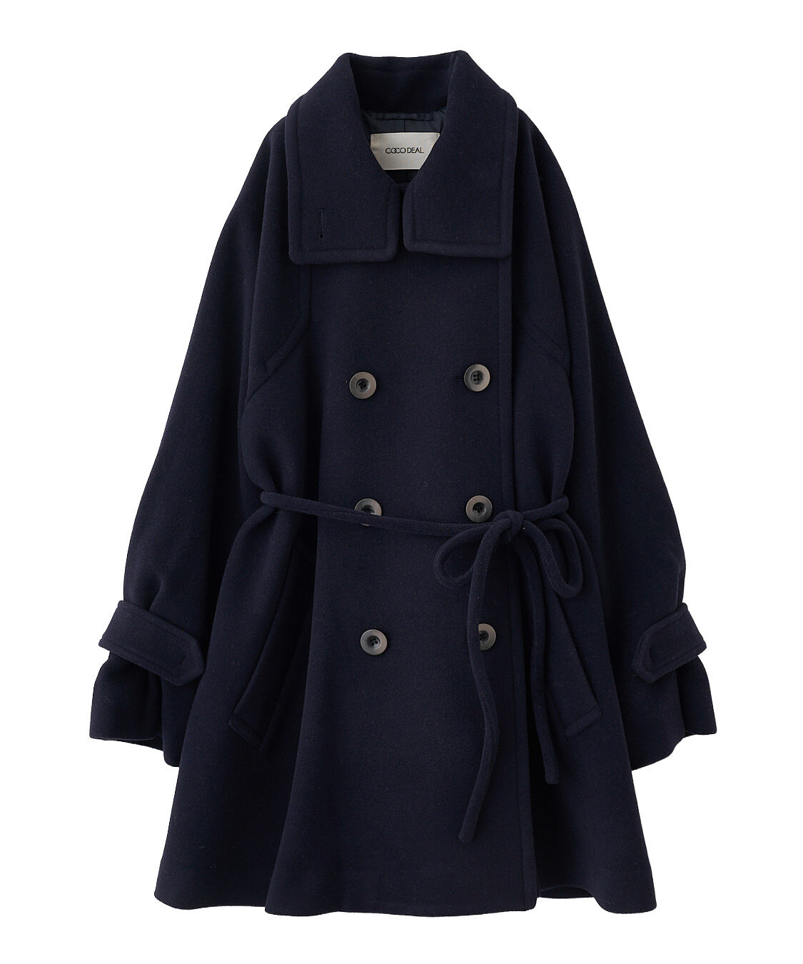 COCO DEAL「スタンドカラーミドル丈トレンチコート」|トレンチコート|