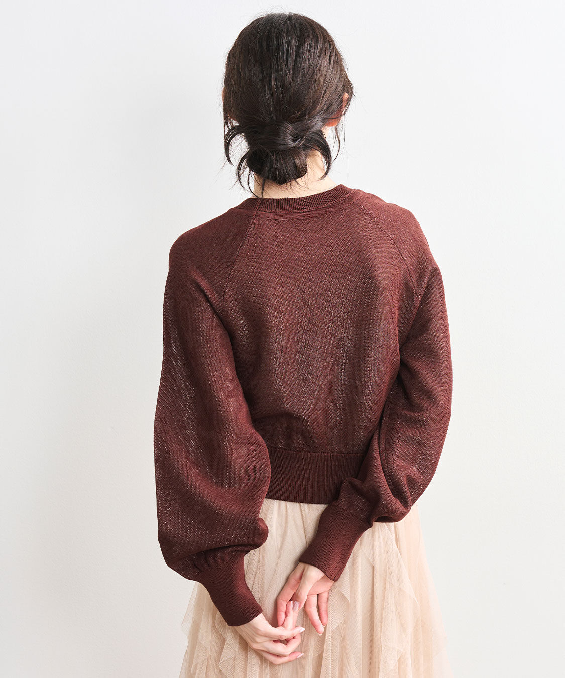 COCO DEAL「ラメジャカードスウェットライクニット」|ニット・セーター|