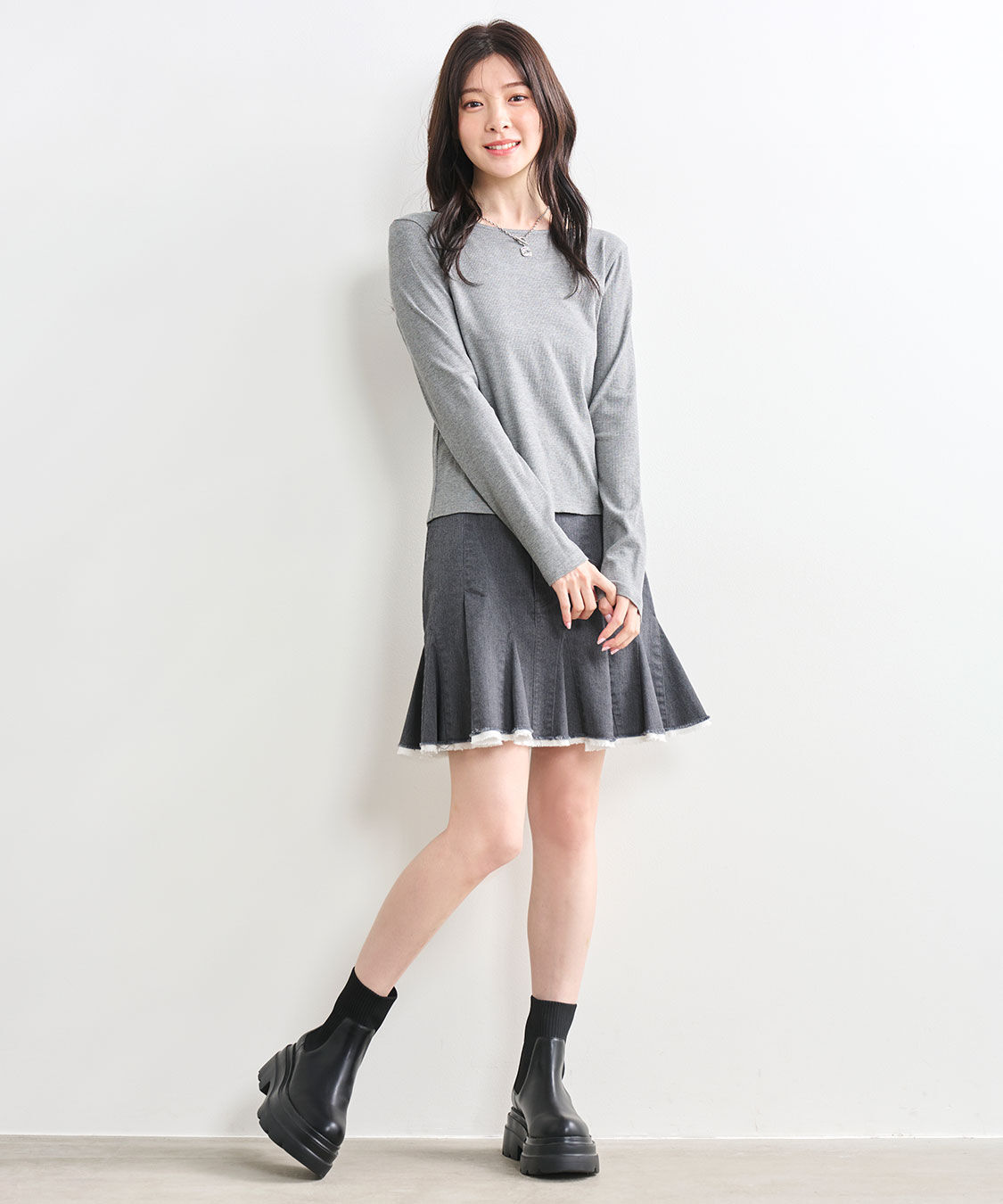 COCO DEAL「《COCO DEAL/Dickies(R)》マチフリルミニスカート」|スカート|