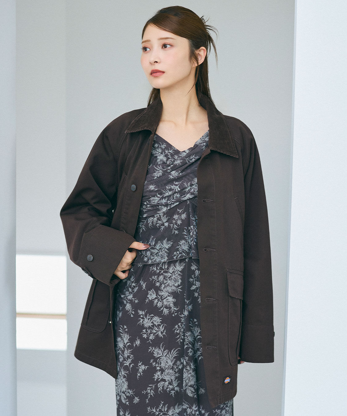 COCO DEAL「《COCO DEAL/Dickies(R)》カバーオールブルゾン」|ブルゾン・スタジャン|