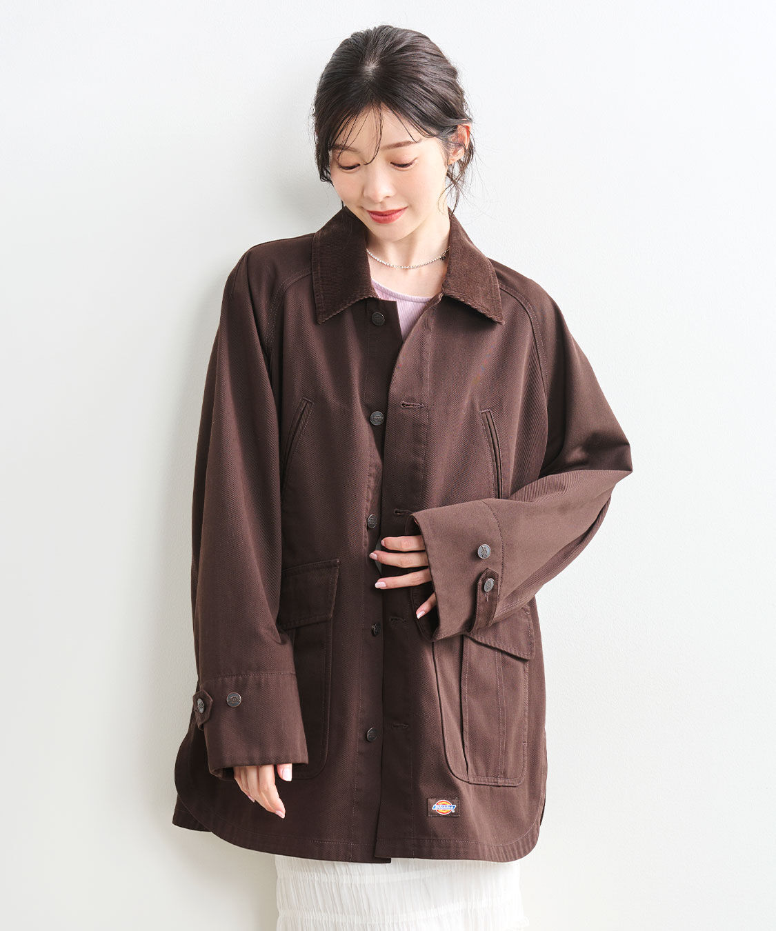 COCO DEAL「《COCO DEAL/Dickies(R)》カバーオールブルゾン」|ブルゾン・スタジャン|