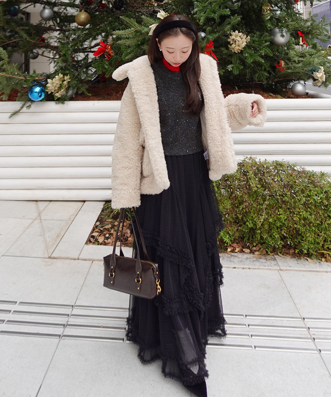 COCO DEAL「ファーボアブルゾン」|ブルゾン・スタジャン|