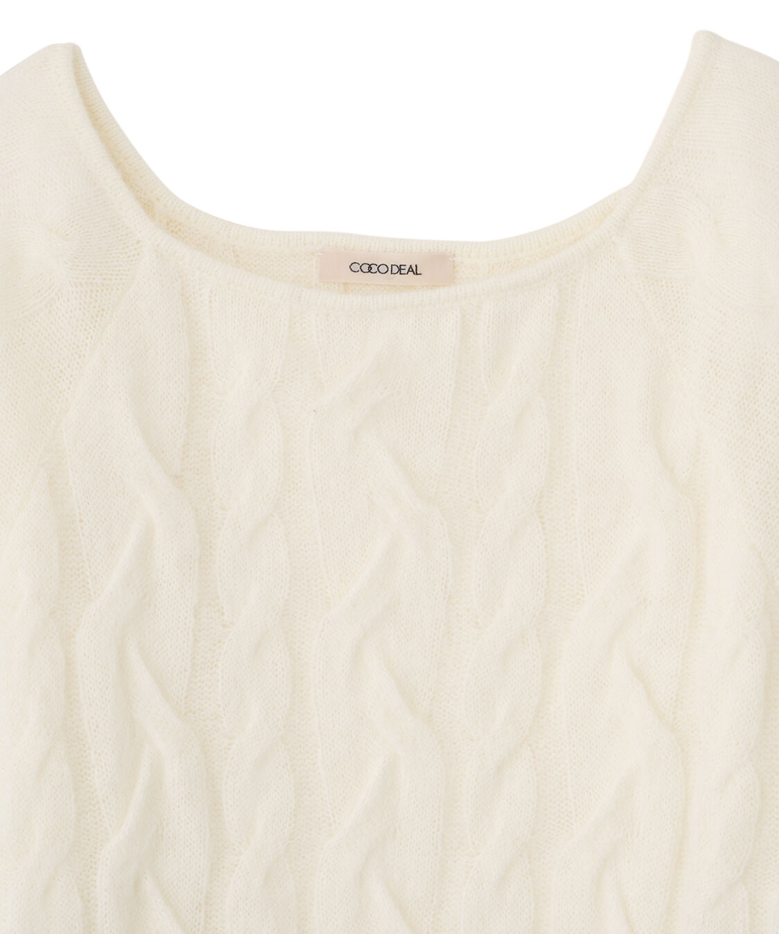 COCO DEAL「シアーケーブルニット」|ニット・セーター|