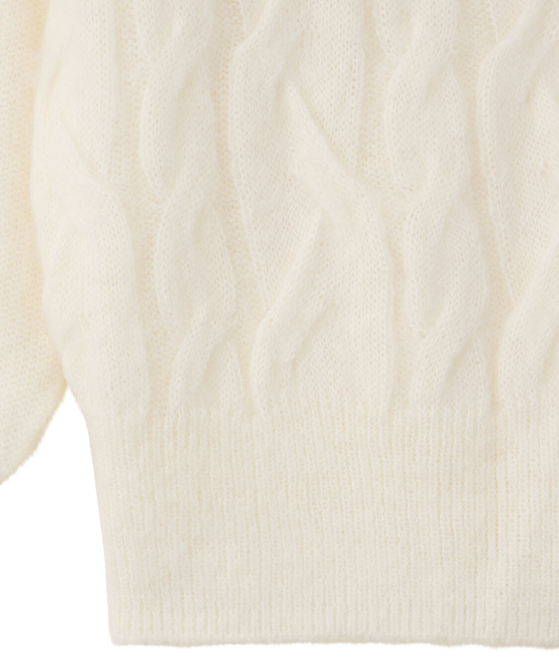 COCO DEAL「シアーケーブルニット」|ニット・セーター|