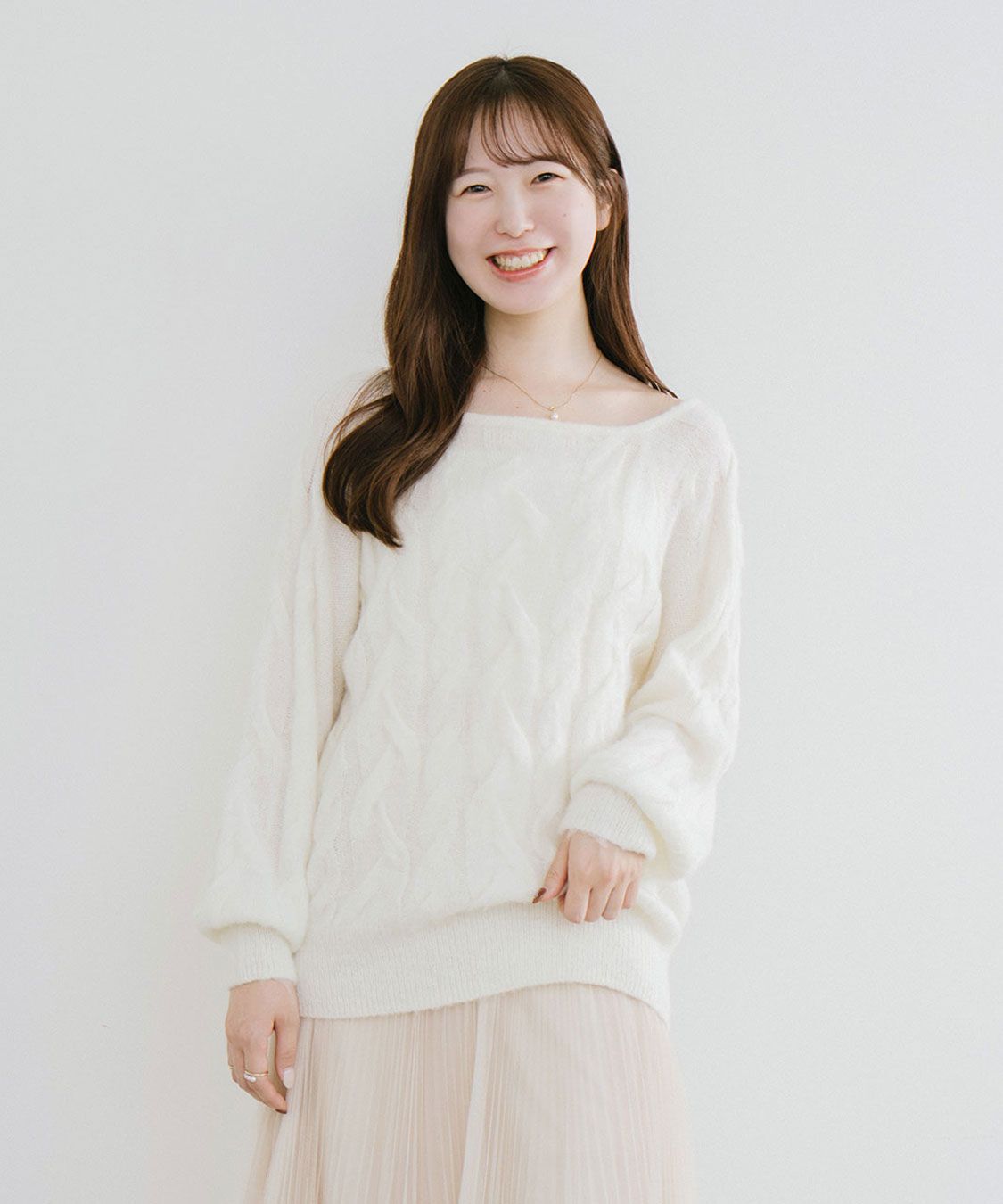 COCO DEAL「シアーケーブルニット」|ニット・セーター|