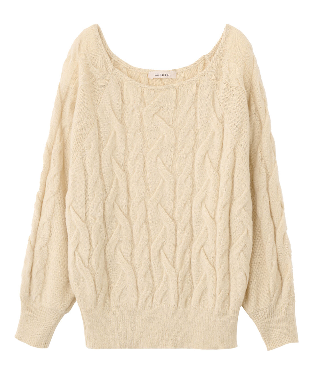 COCO DEAL「シアーケーブルニット」|ニット・セーター|