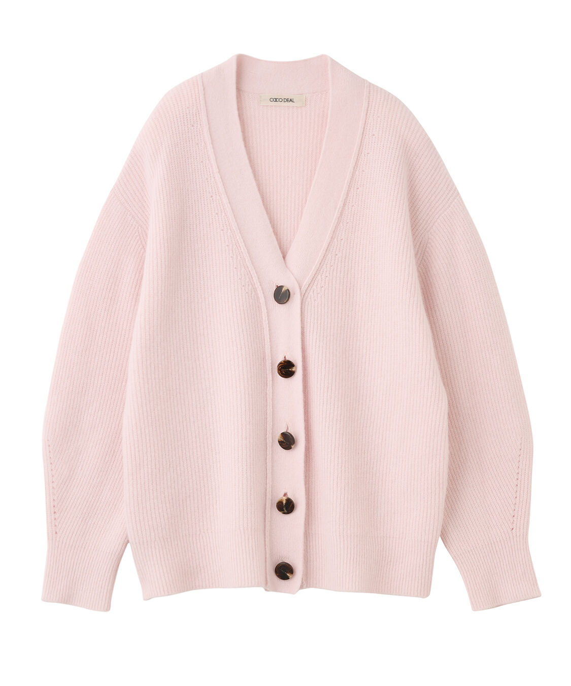 COCO DEAL「ラクーン混Vネックニットカーディガン」|ニット・セーター|