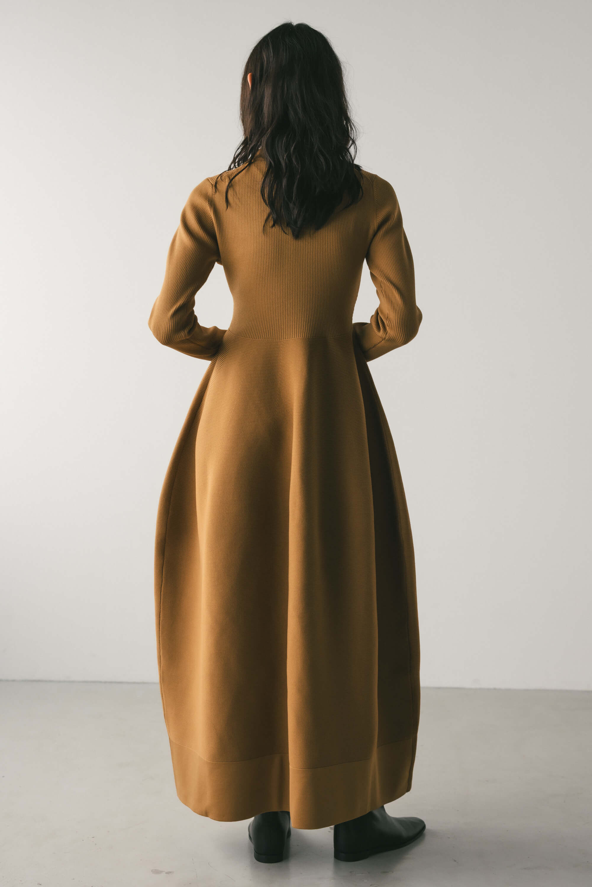 STYLEMIXER「フォルムポロニットワンピース」|ワンピース|