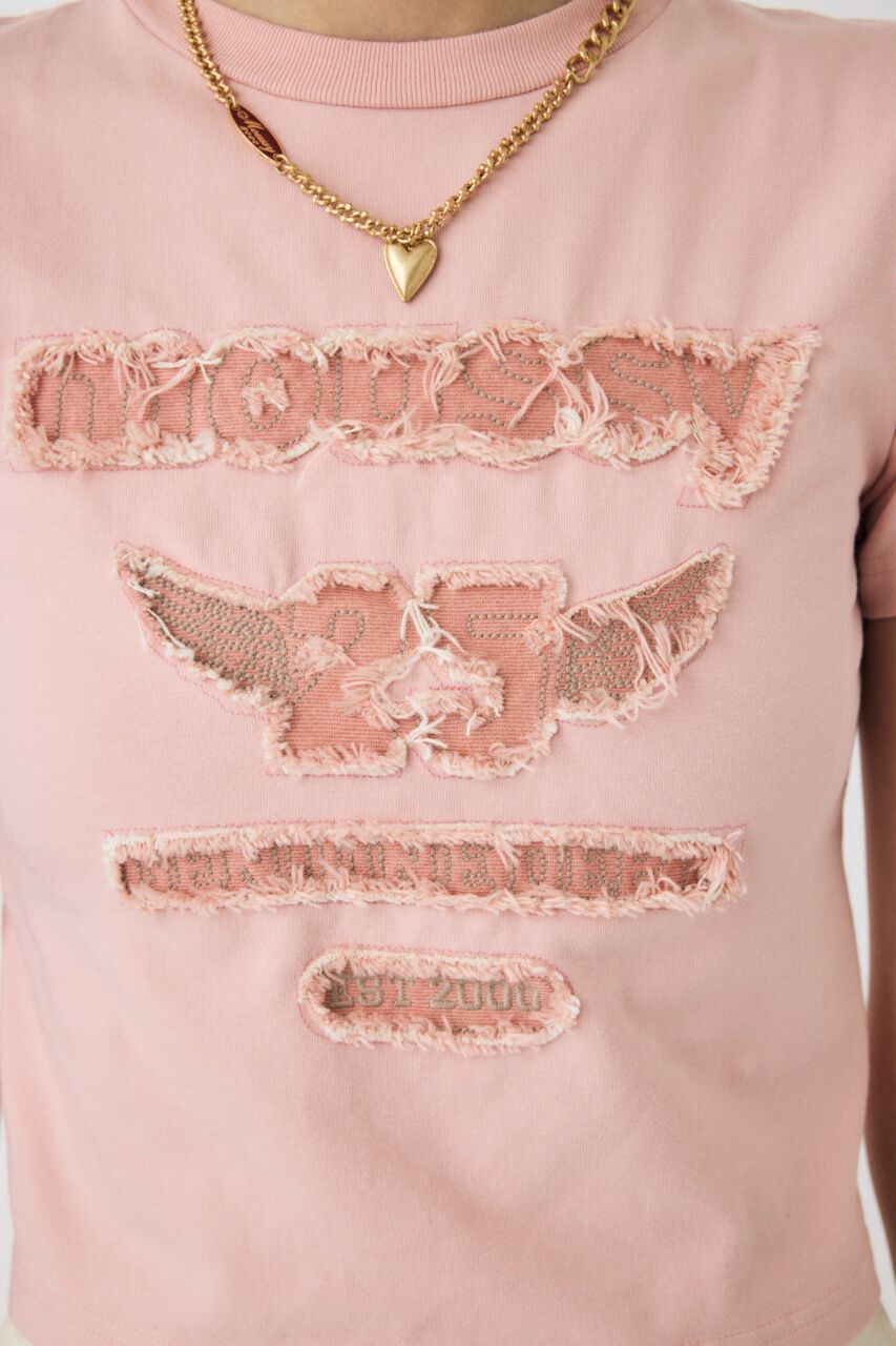 MOUSSY「PATCH DENIM 25TH Tシャツ」|Tシャツ・カットソー|